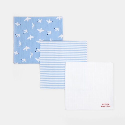 Set of 3 swaddling cloths