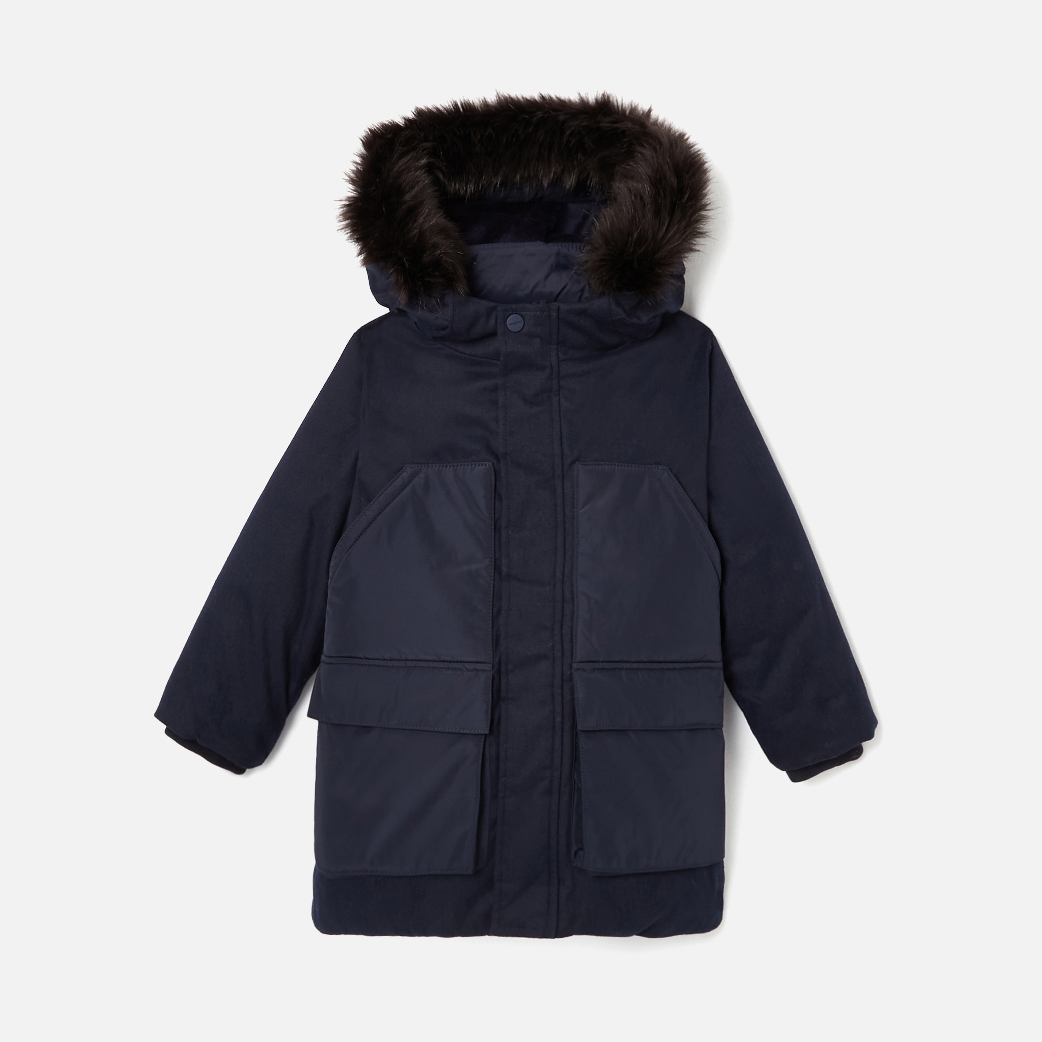 Boy long down jacket