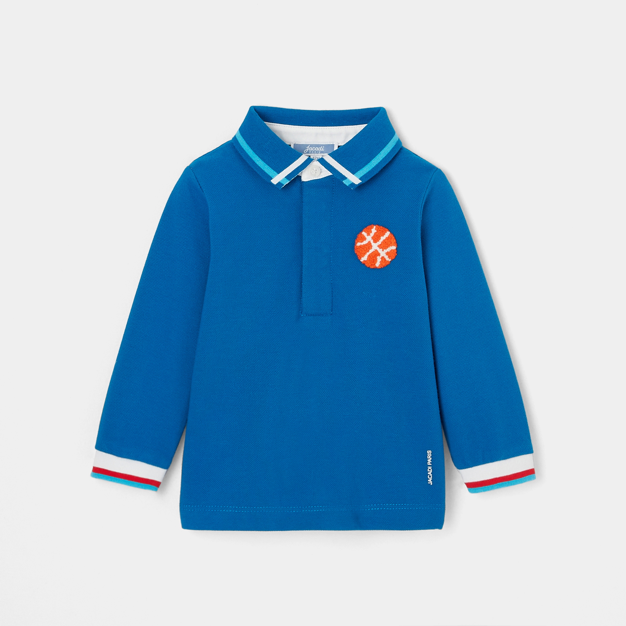 Toddler boy long-sleeved polo shirt