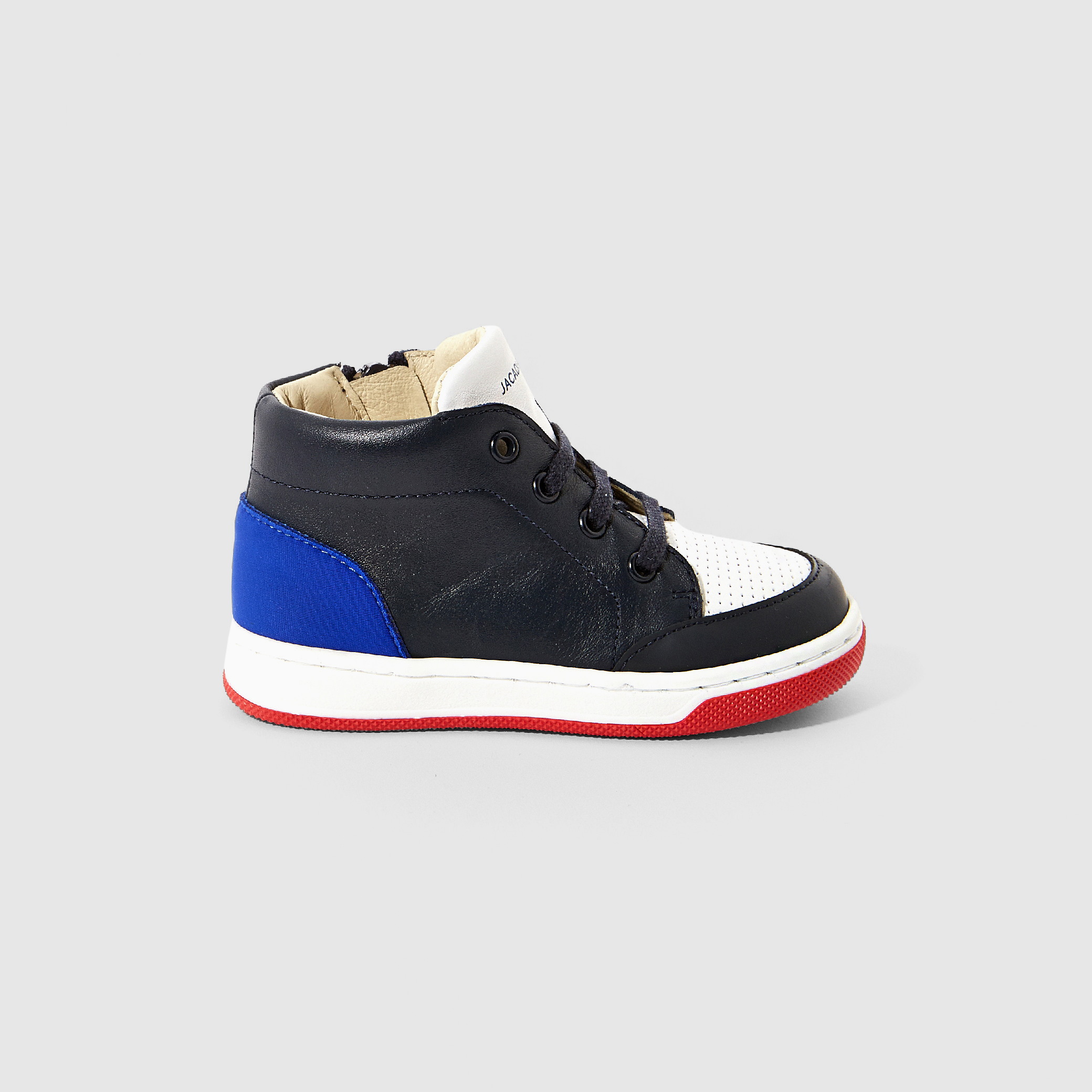Baby boy split leather tennis shoes