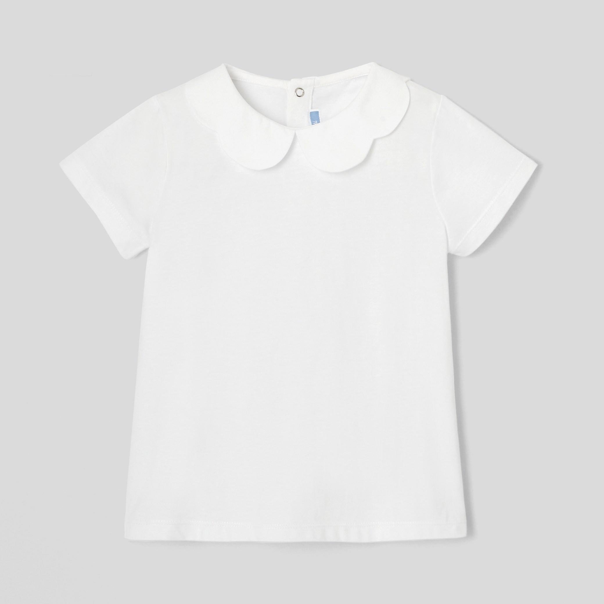 Tricou polo cu guler cu onduleuri