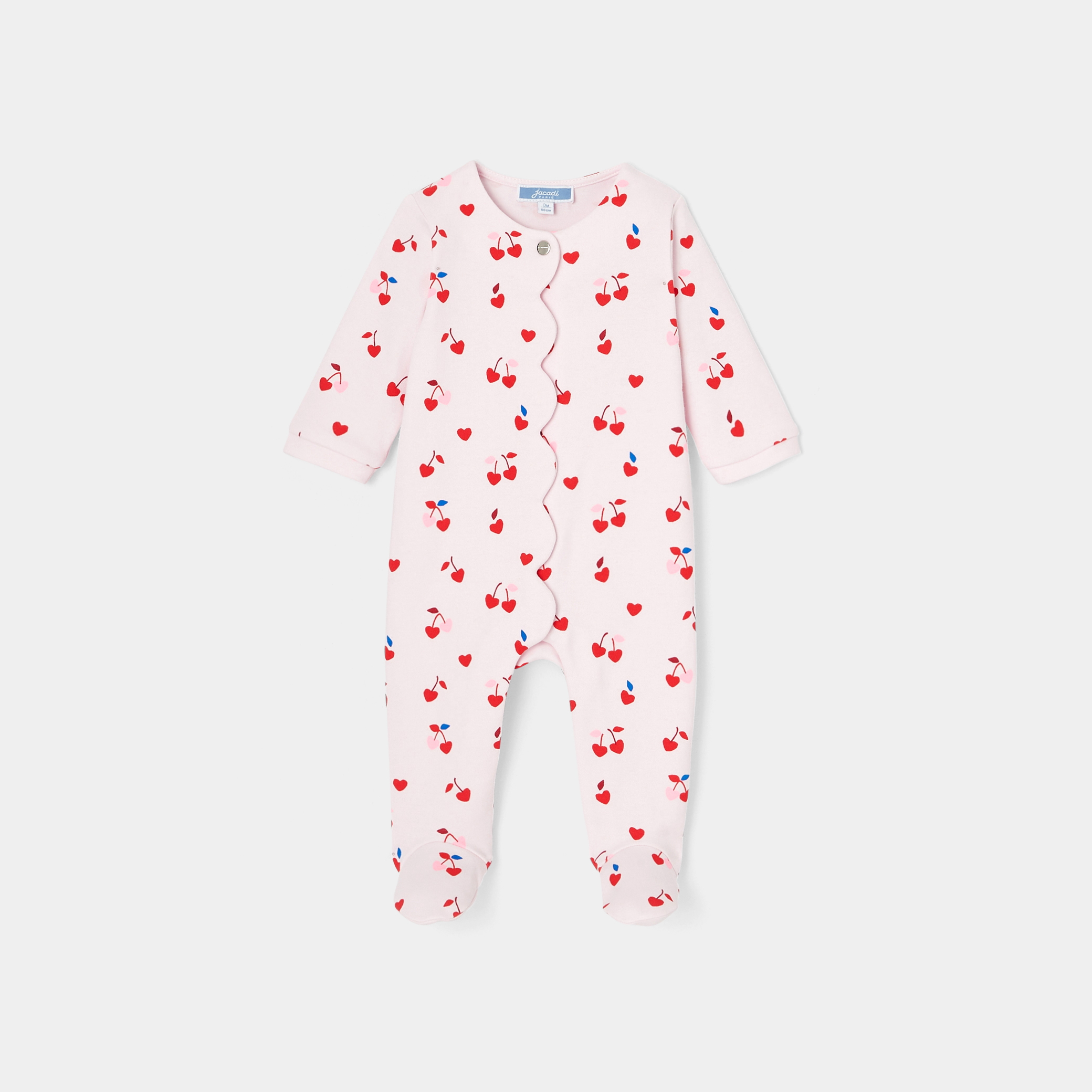 Baby girl fleece footed pajamas
