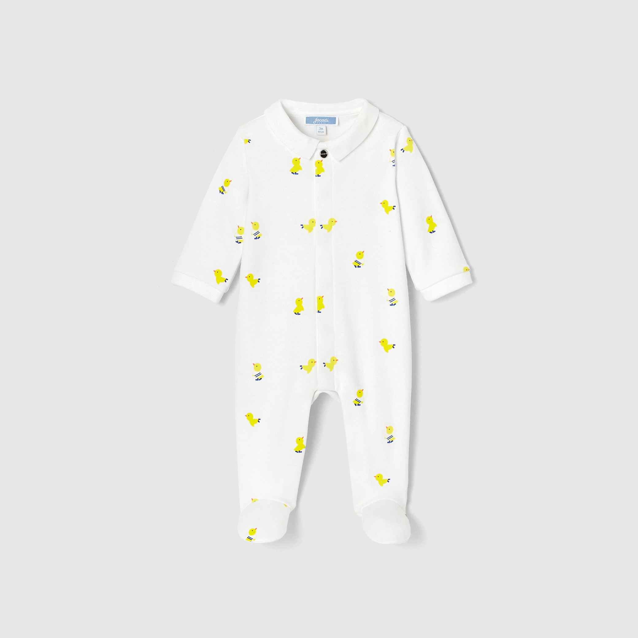 Baby boy pajamas with interlock knit