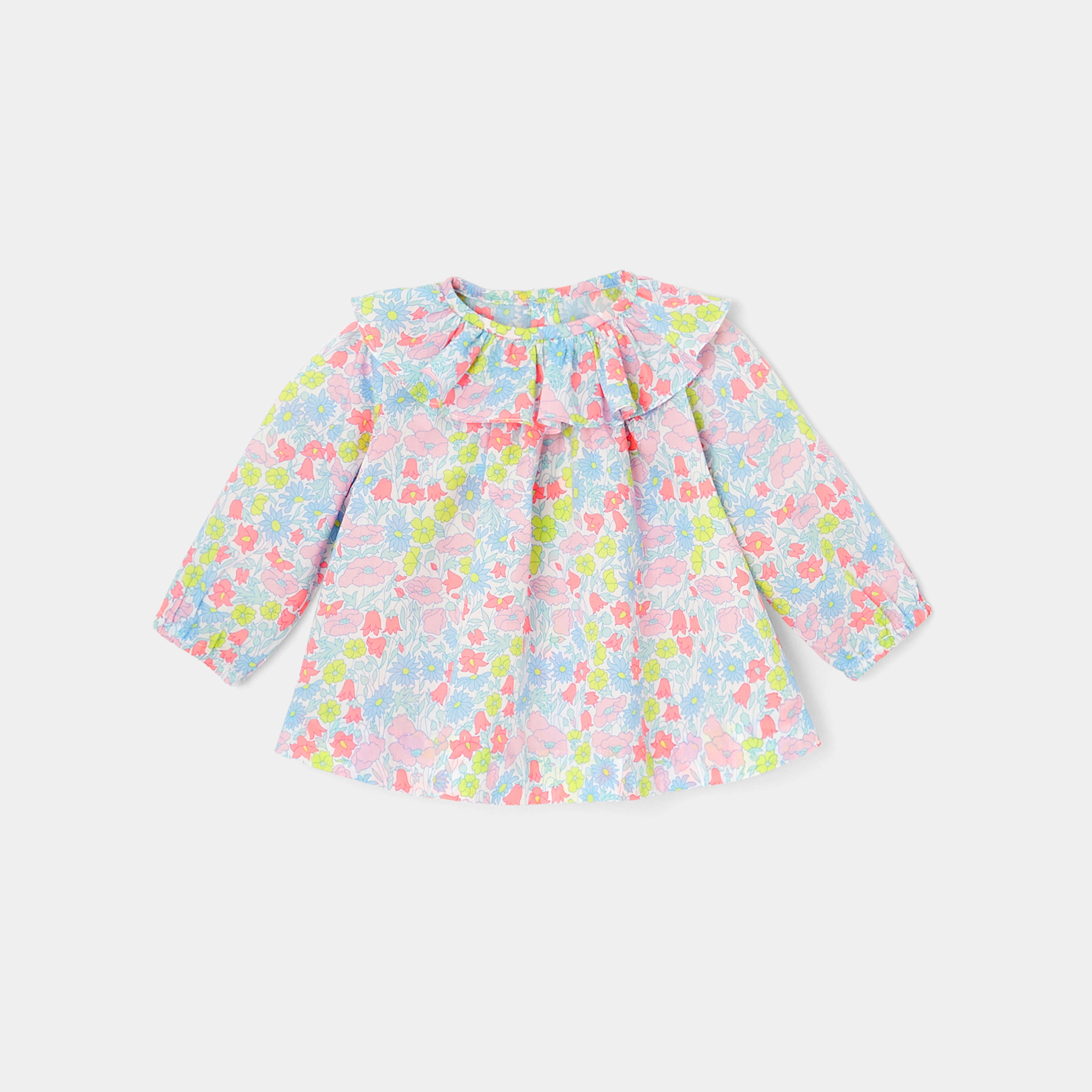 Baby girl Liberty fabric blouse