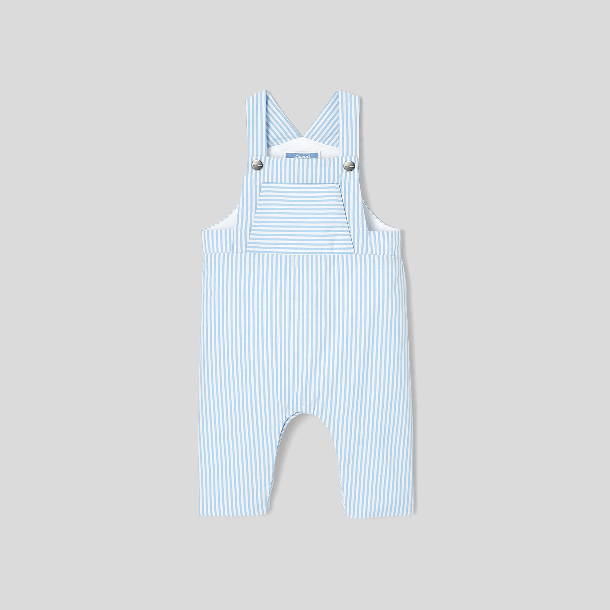Baby boy striped overalls
