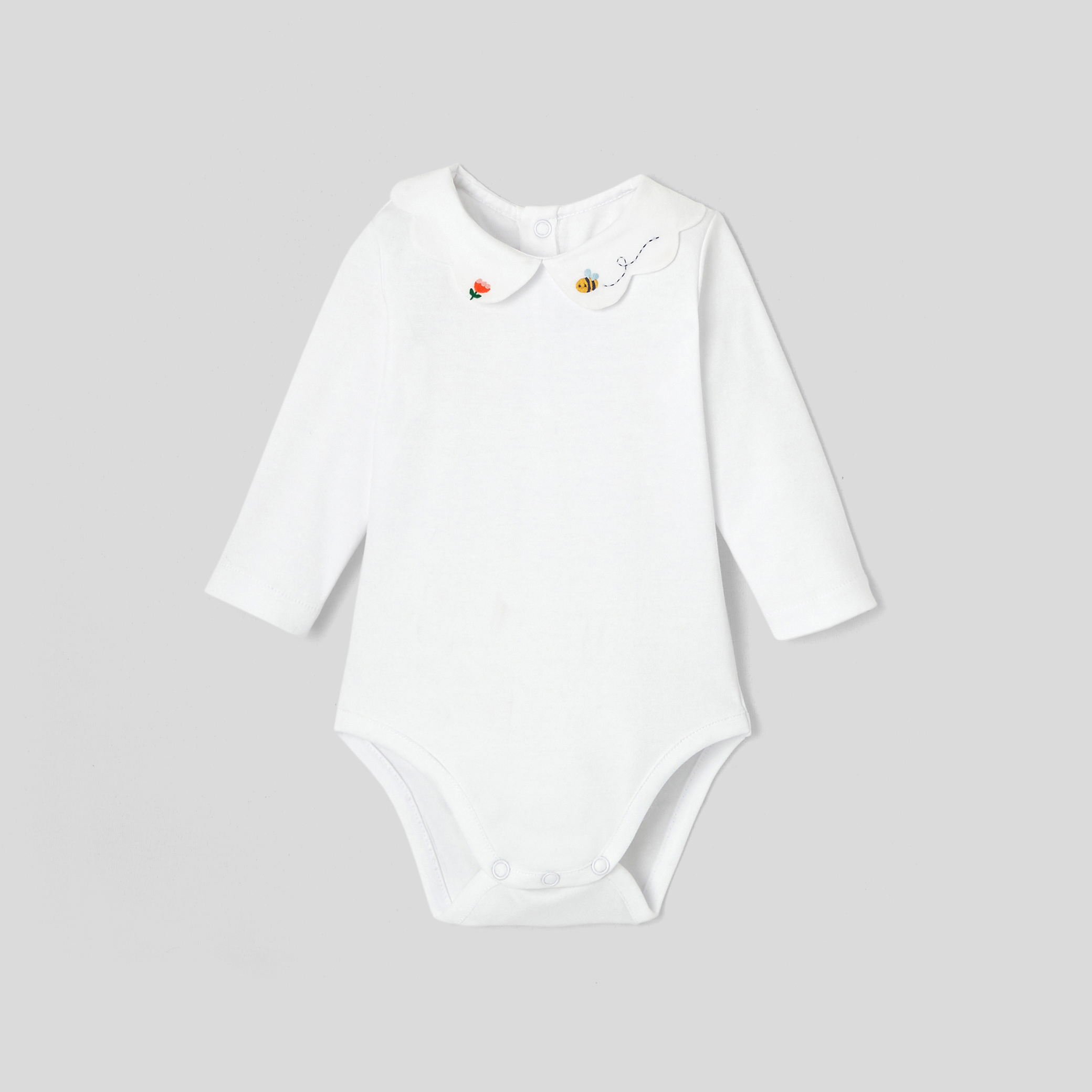 Baby girl long sleeve bodysuit