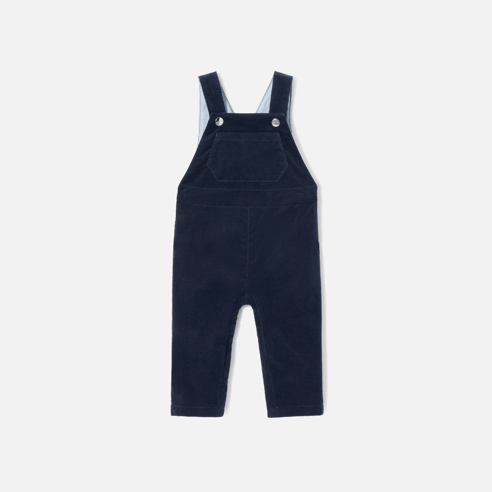 Baby boy velour overalls
