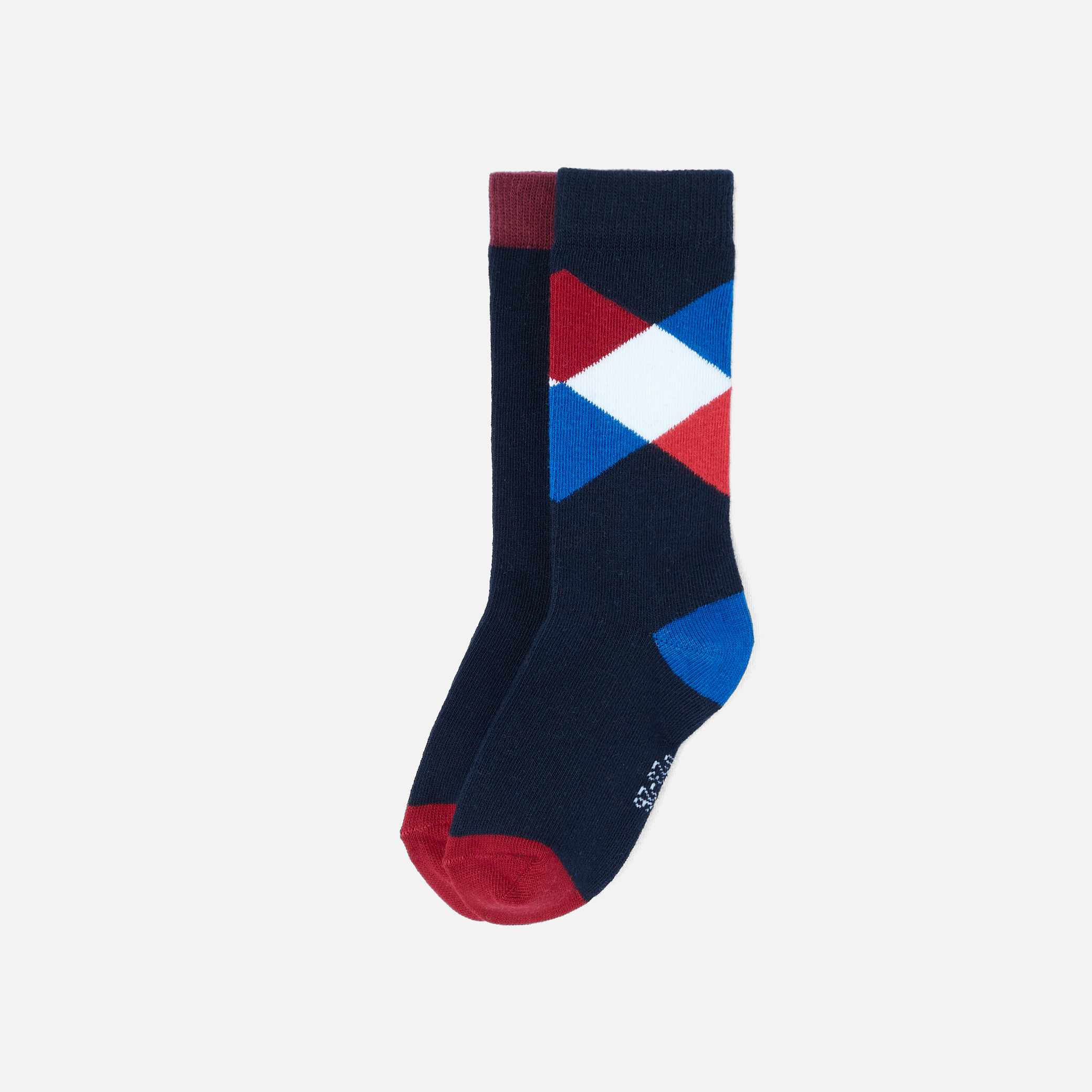 Set of two pairs of boy high  socks