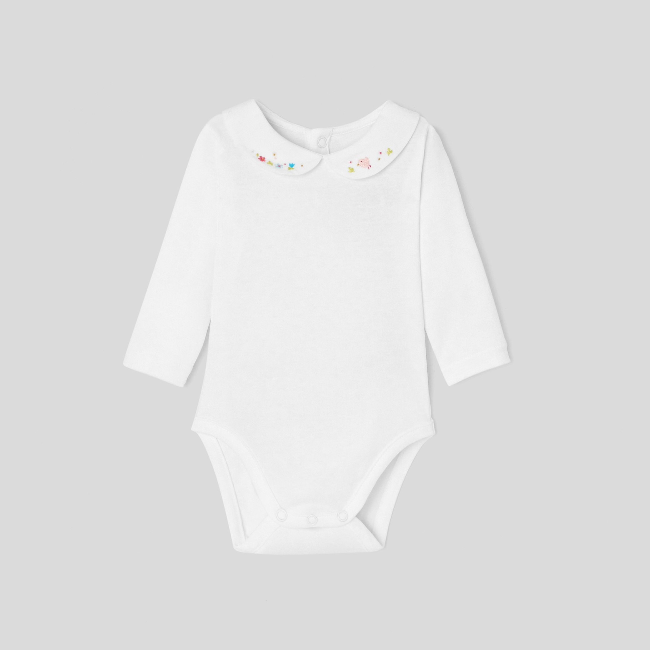 Baby girl long sleeve bodysuit