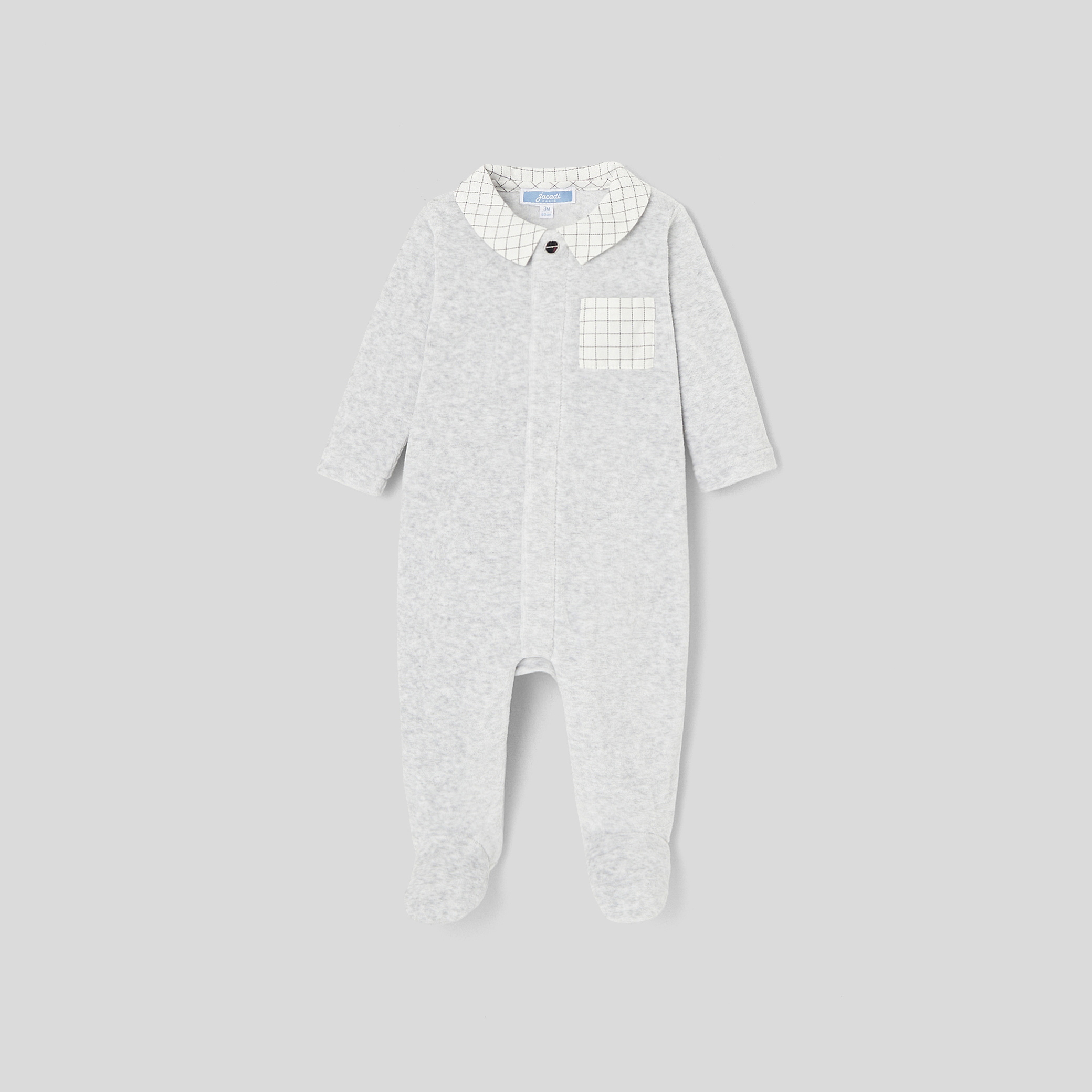 Baby boy velour pajamas