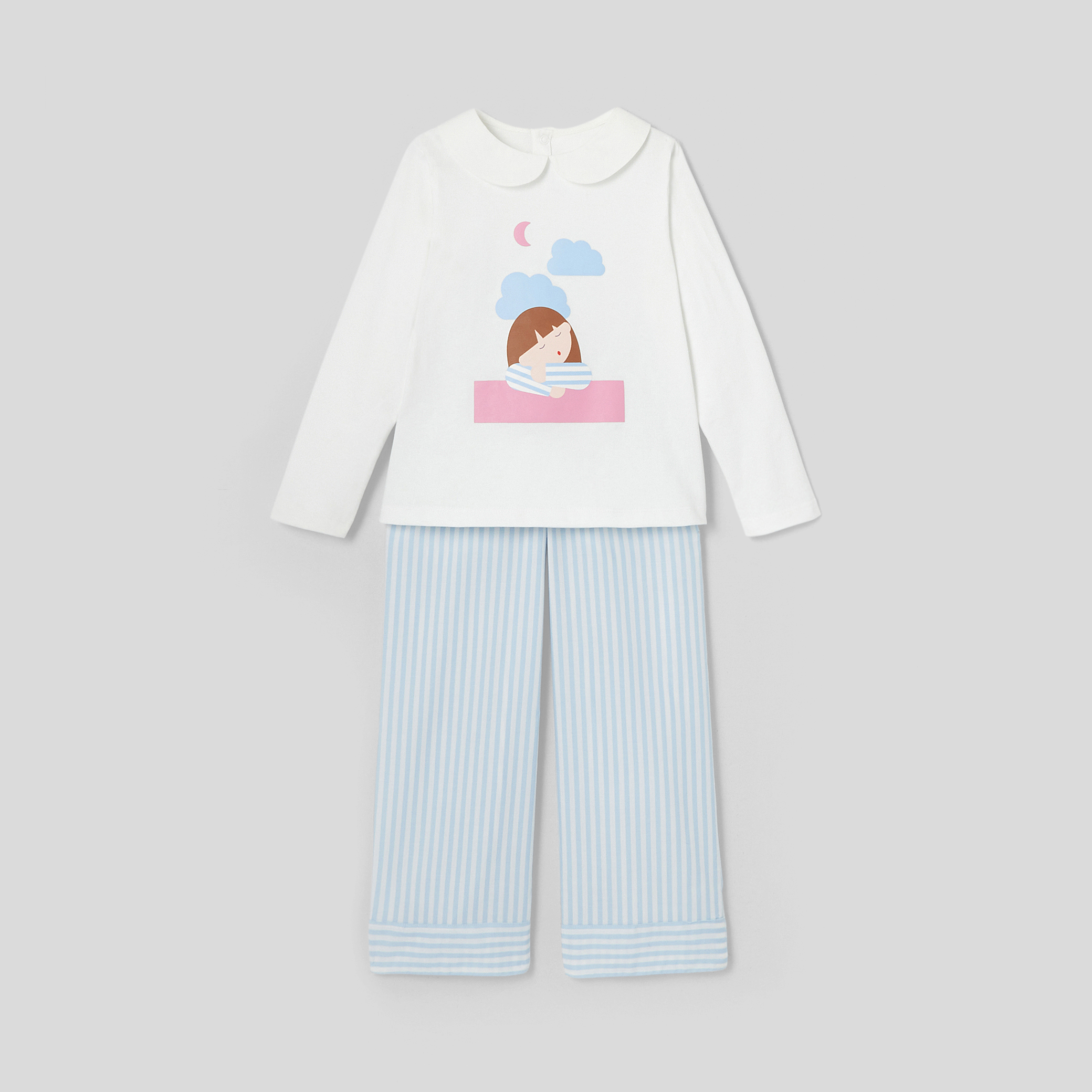 Girl cotton pajamas