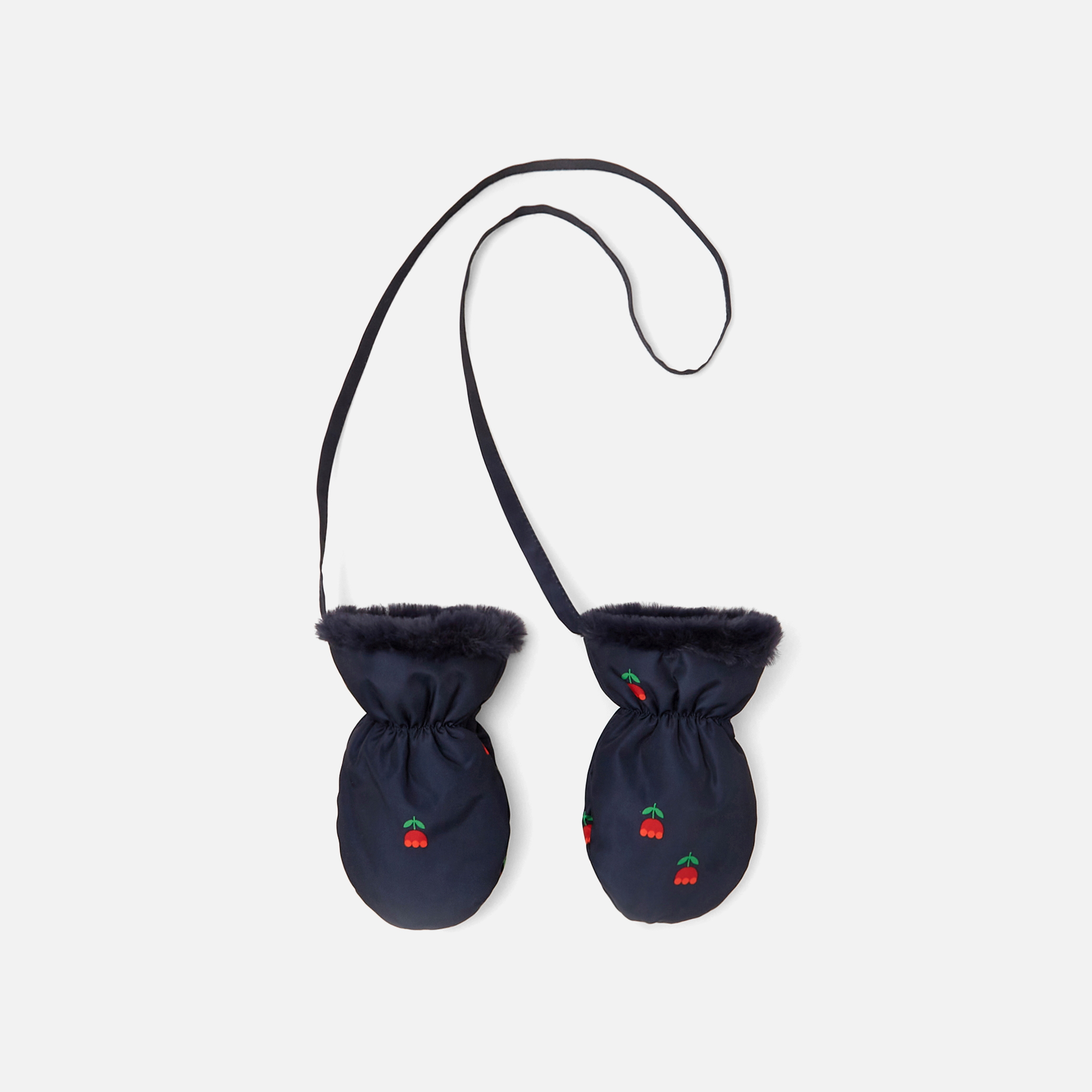 Baby girl nylon mittens