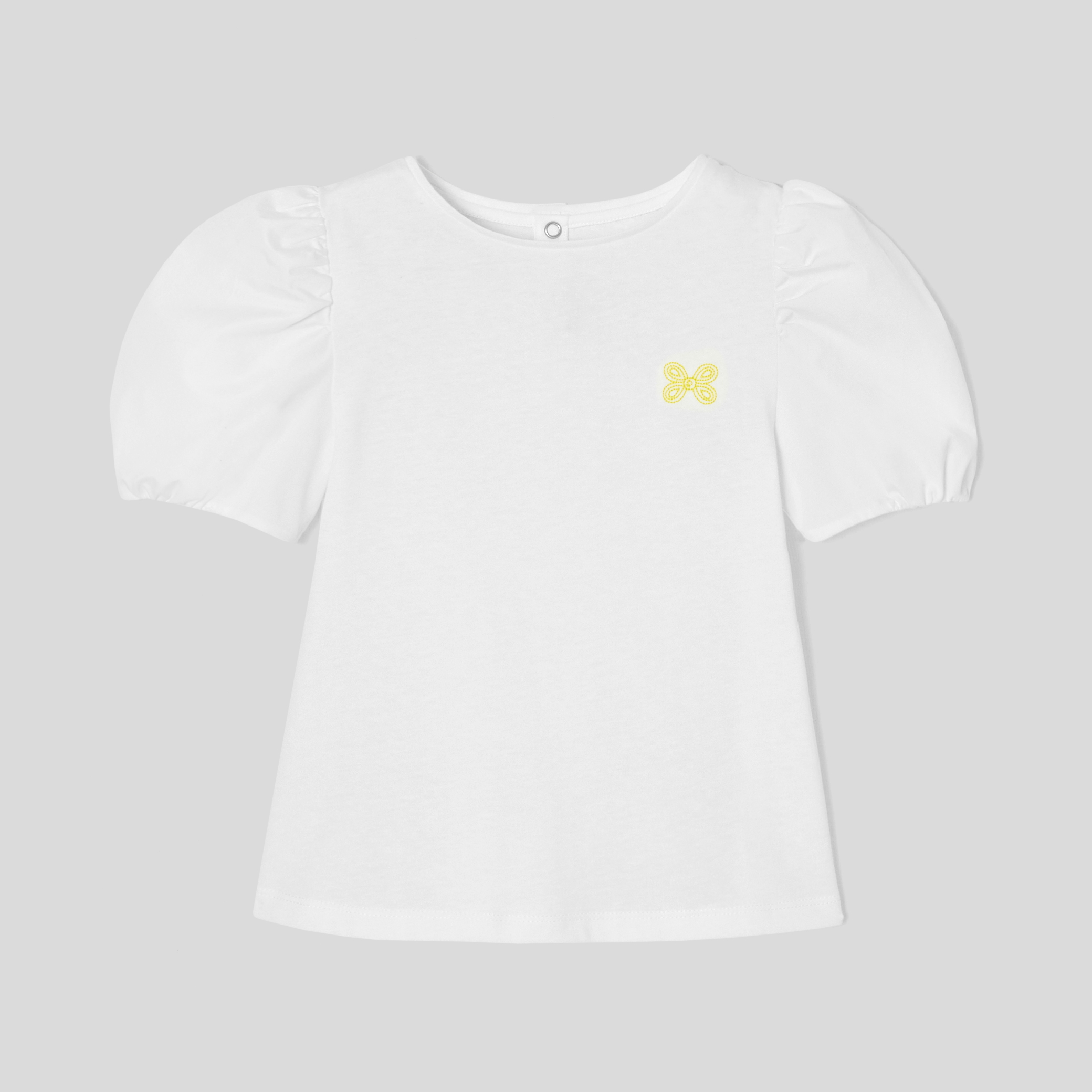 Tricou cu mâneci bufante