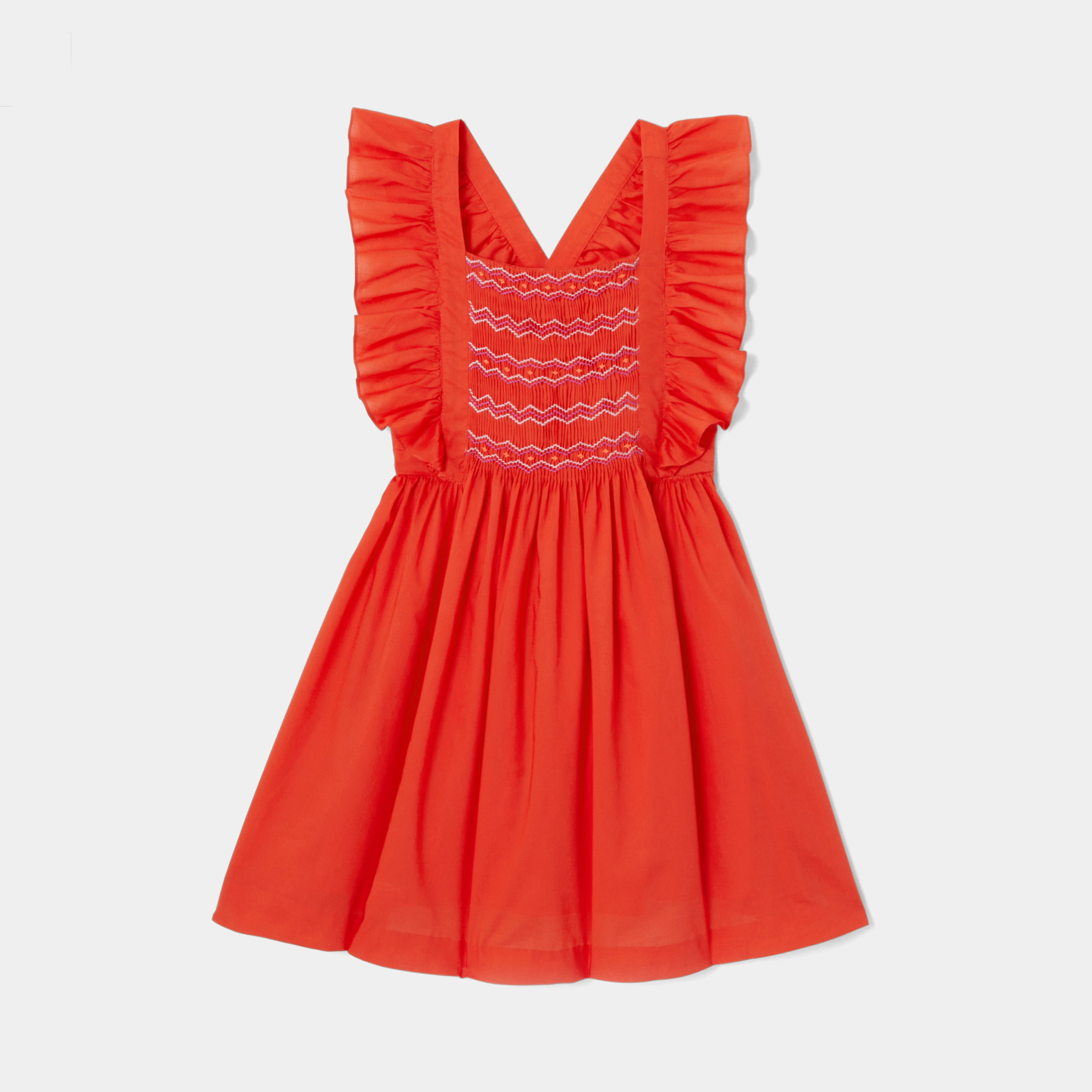 Rochie din voal de bumbac