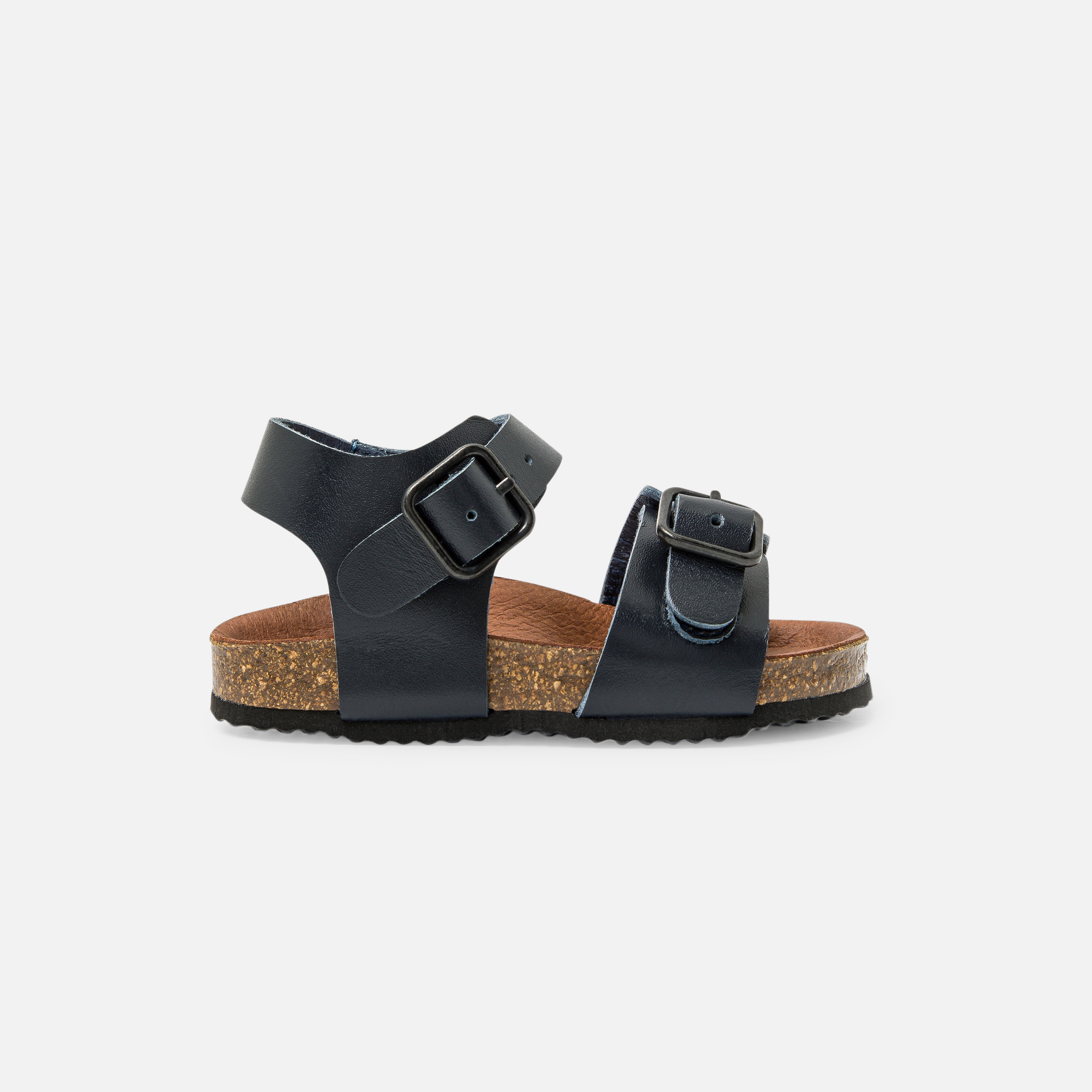 Baby boy sandals in smooth leather
