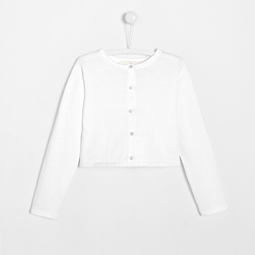 Girl cropped cardigan