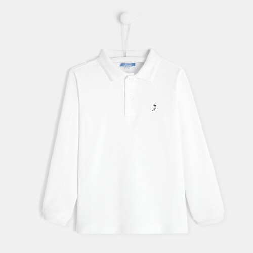 Boy long sleeve polo shirt