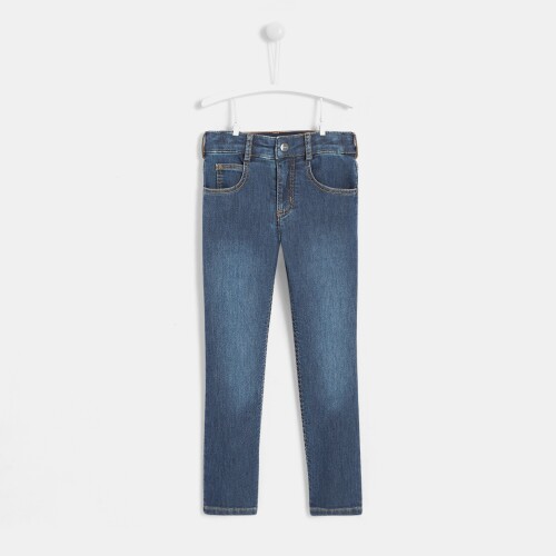 Boy denim fleece pants