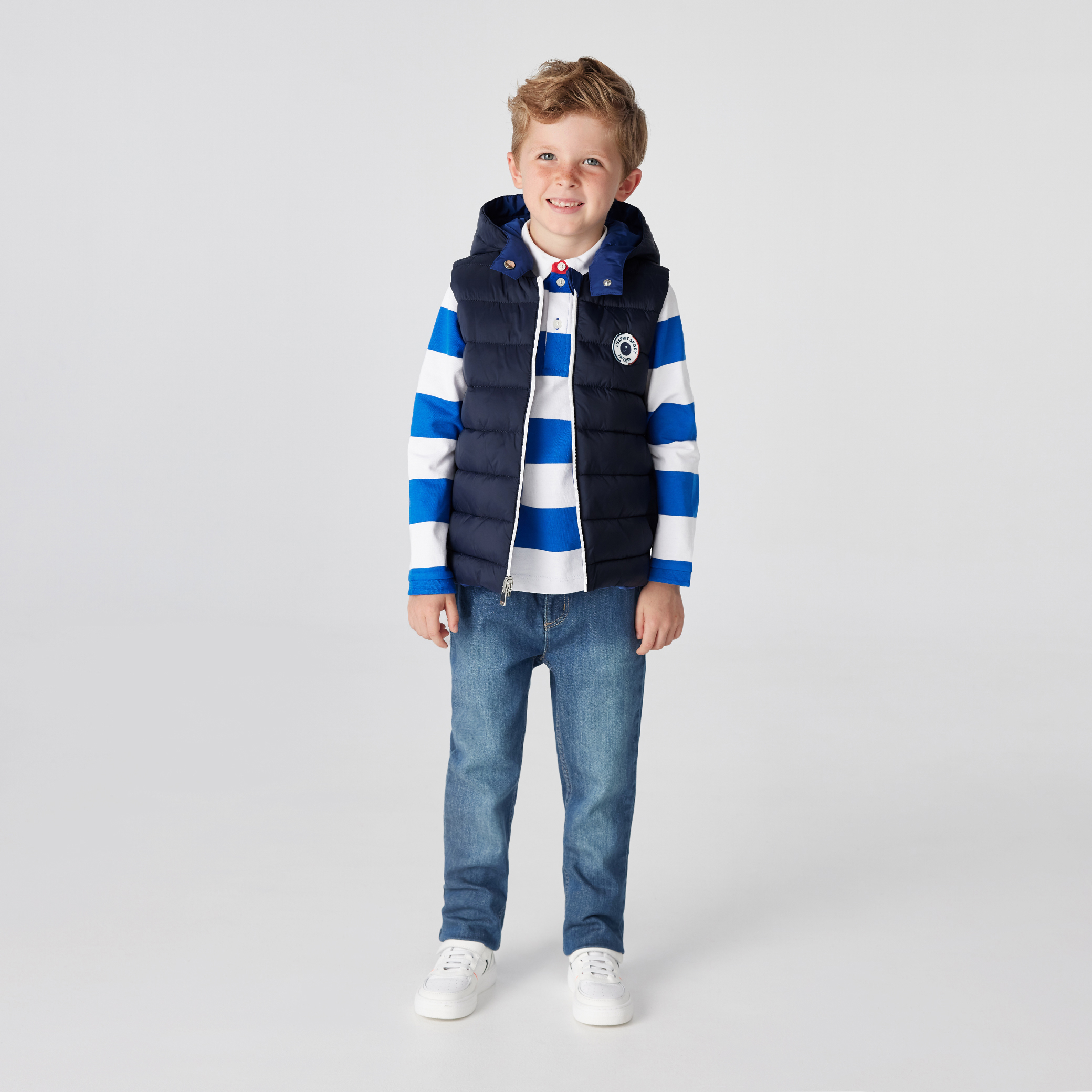 Boy reversible puffer jacket