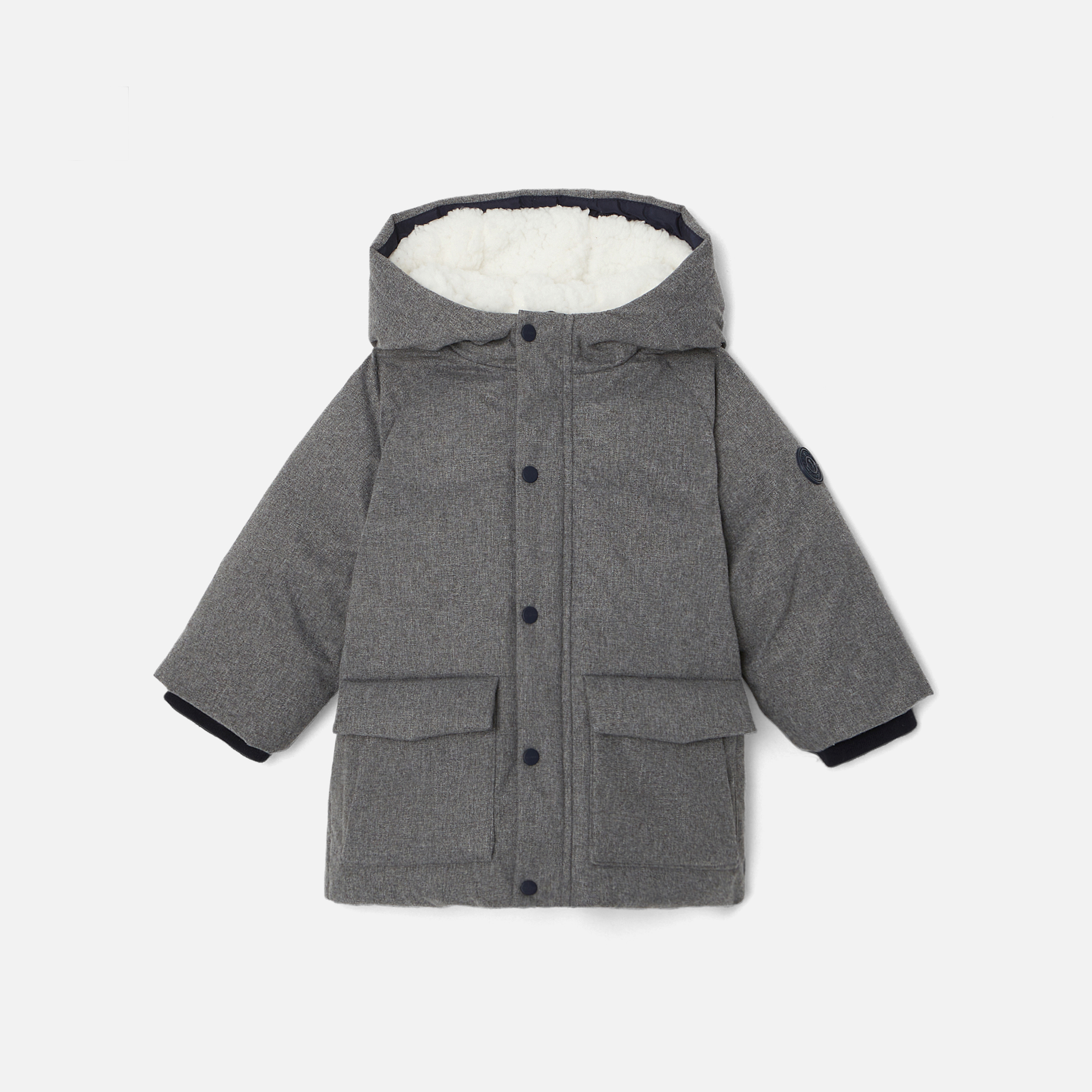 Toddler boy flannel parka