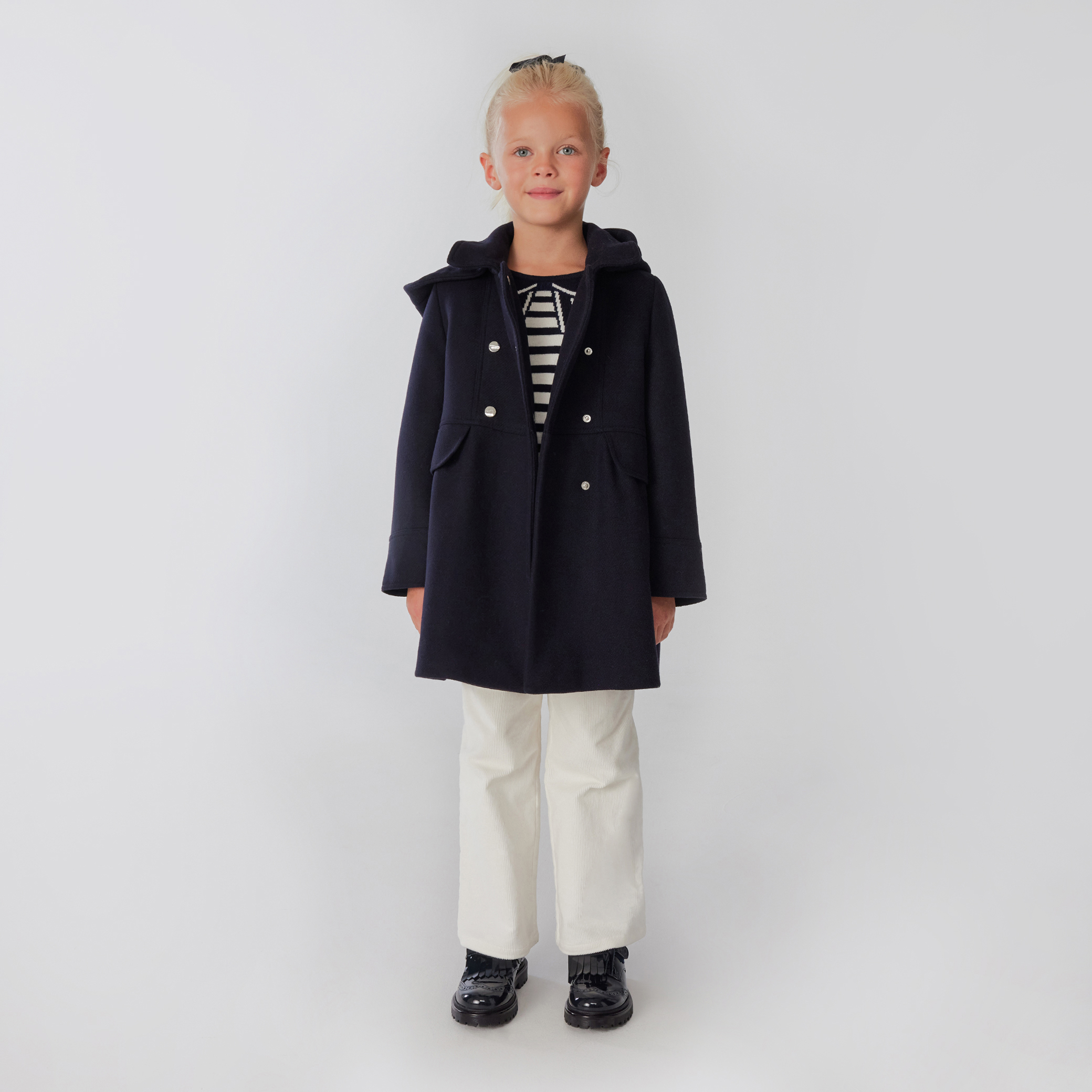 Girl wool coat