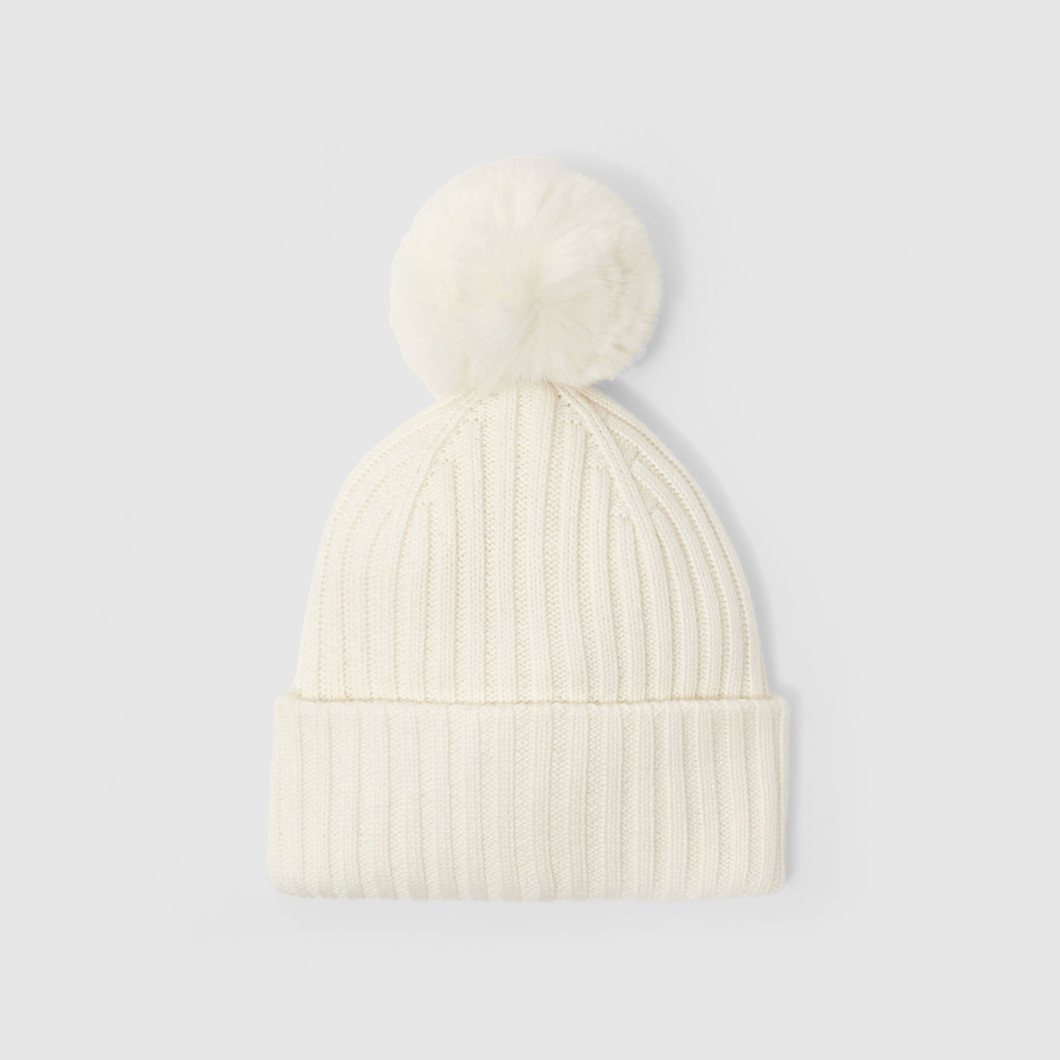 Girl ribbed knit beanie