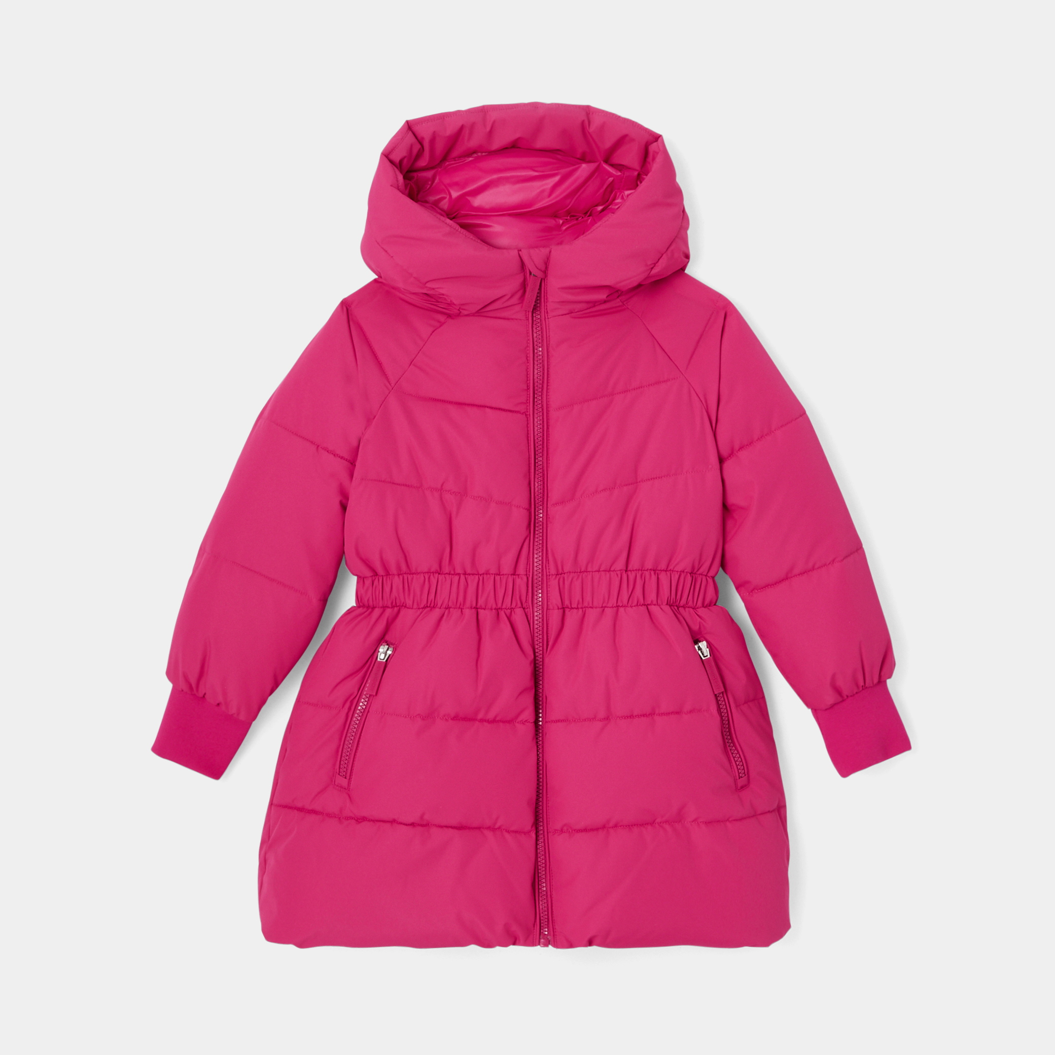 Girl solid down jacket