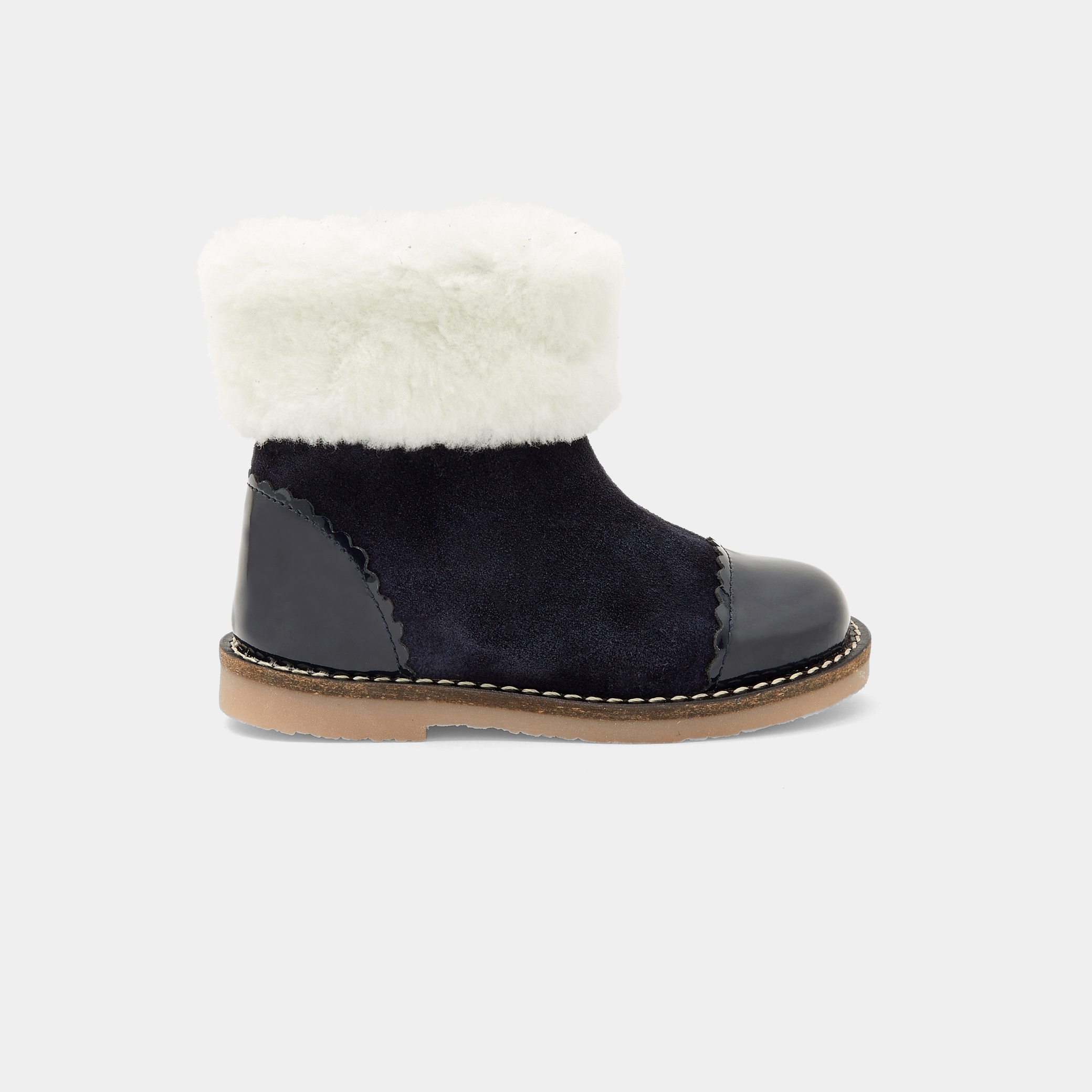 Baby girl lined boots