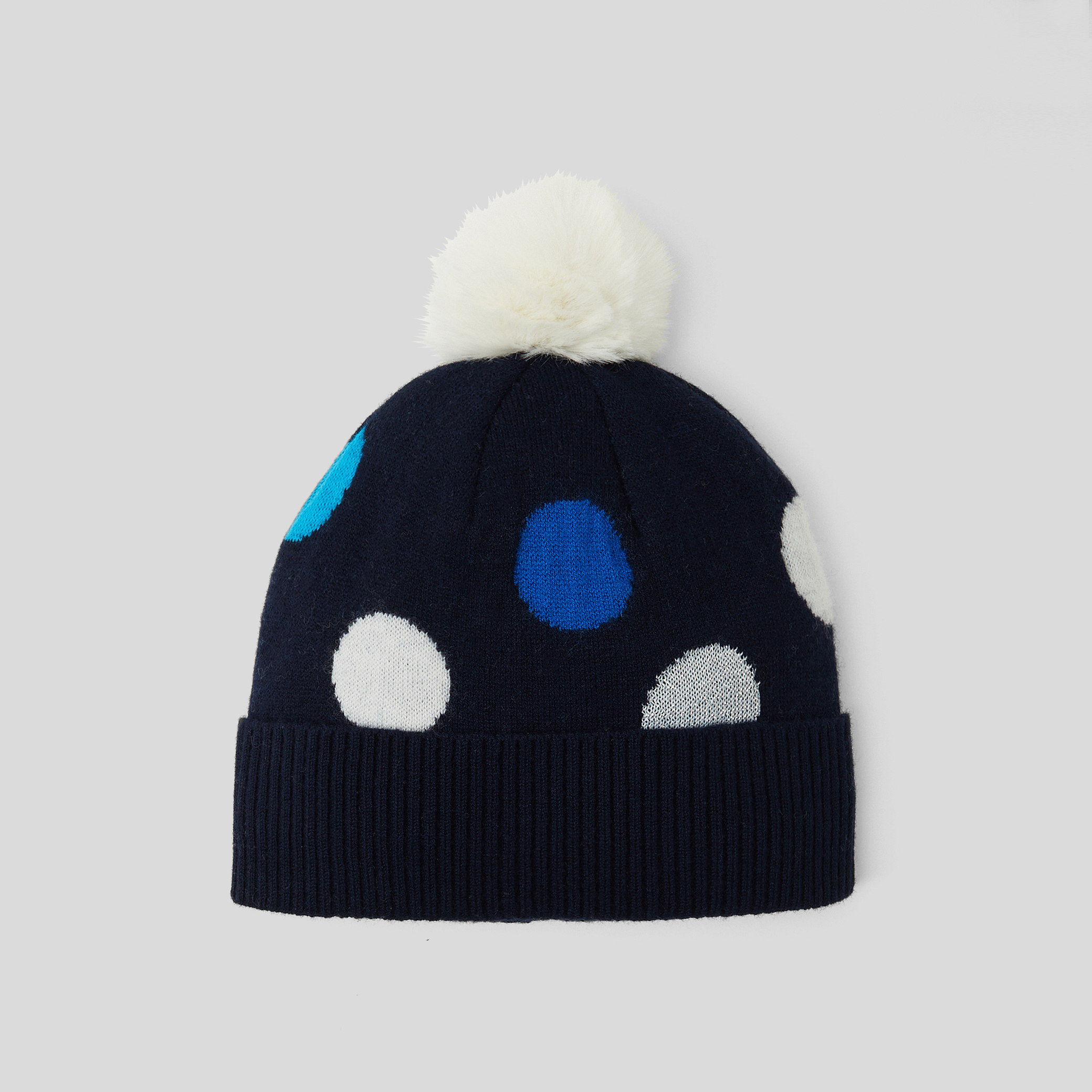 Girl polka dot beanie