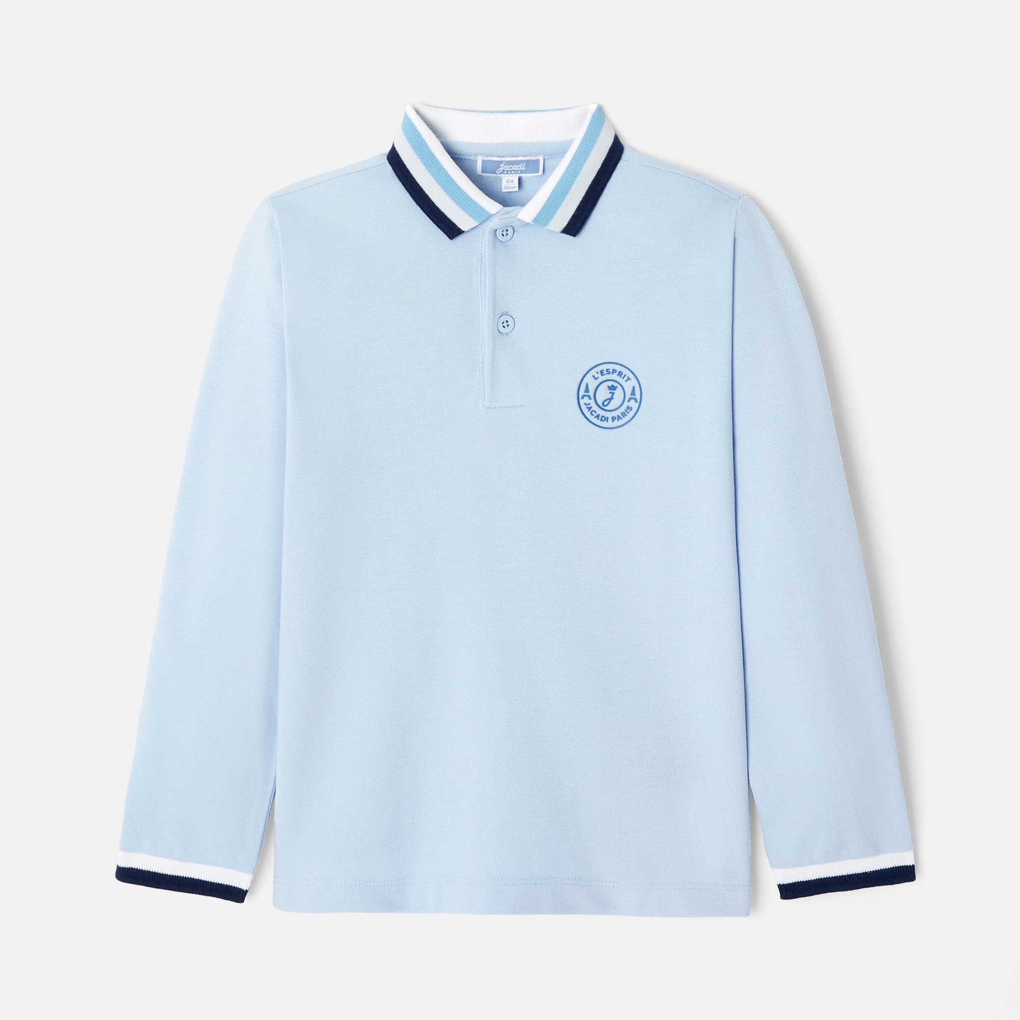 Boy long sleeve polo