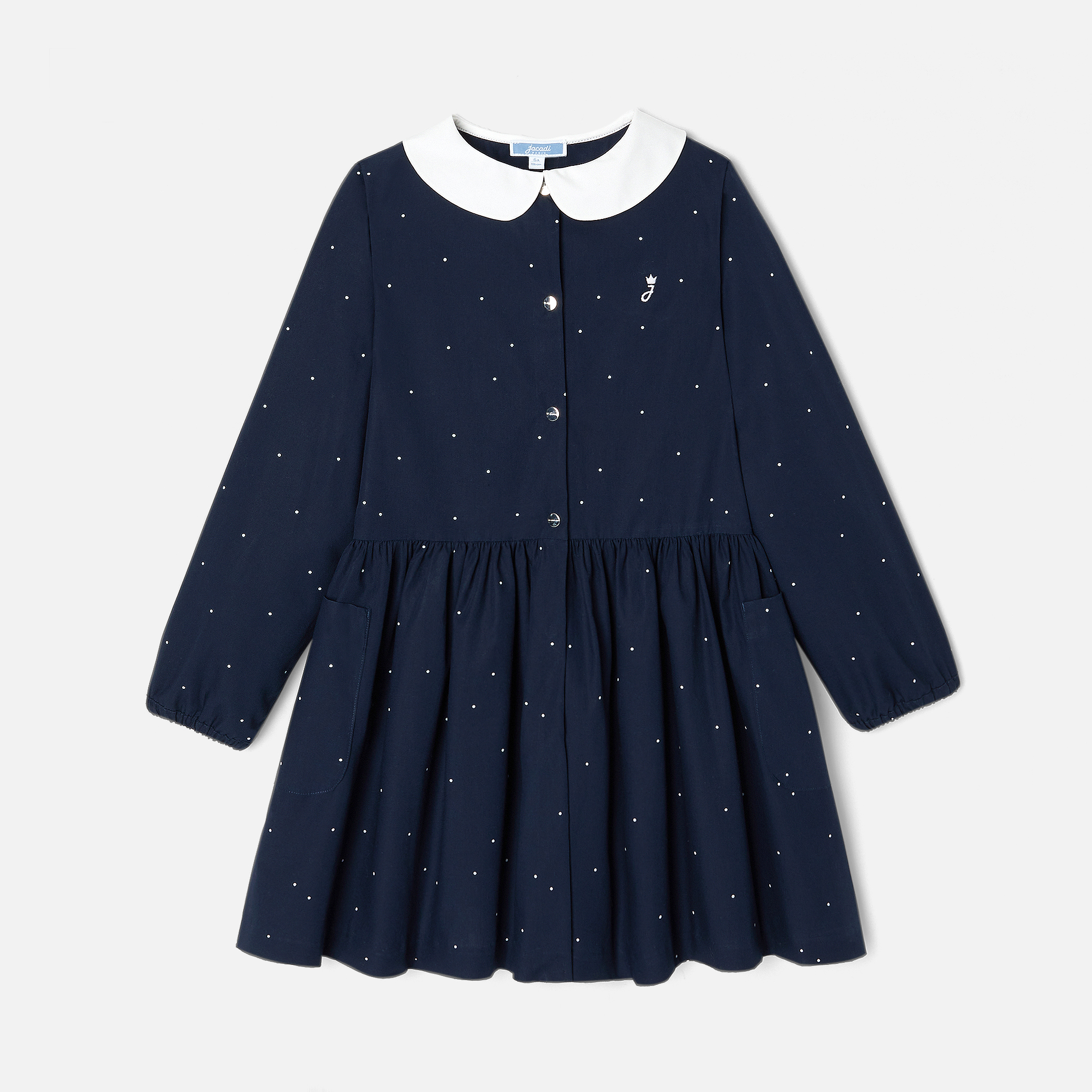 Girl polka dots apron
