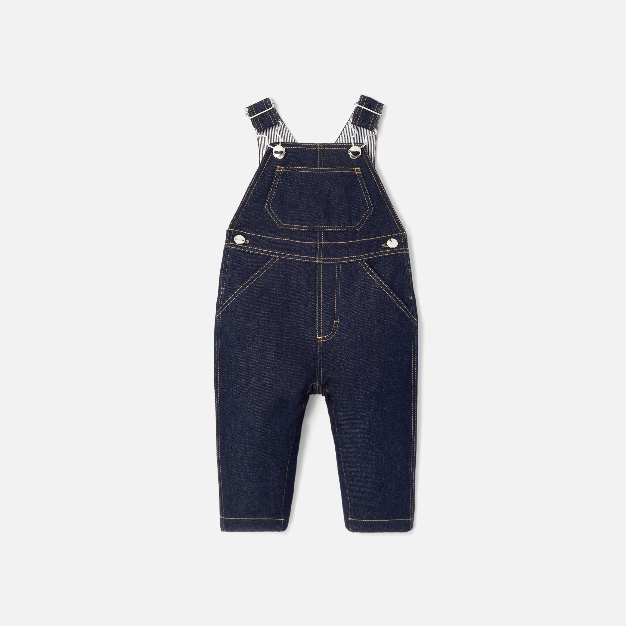 Baby boy denim overalls