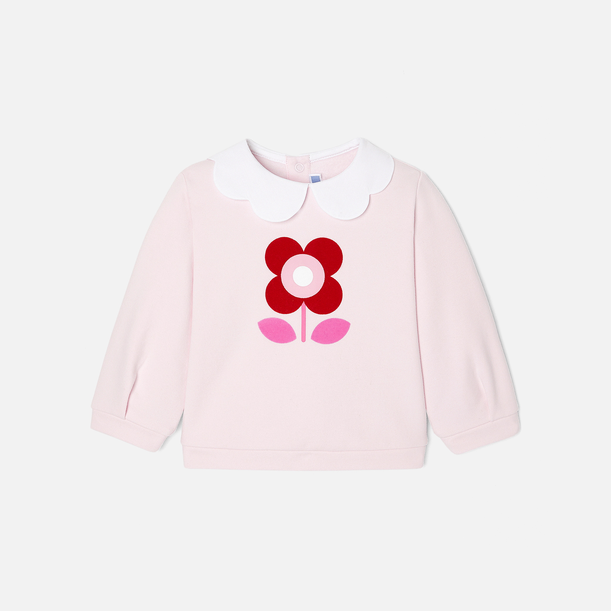 Baby girl fleece sweater