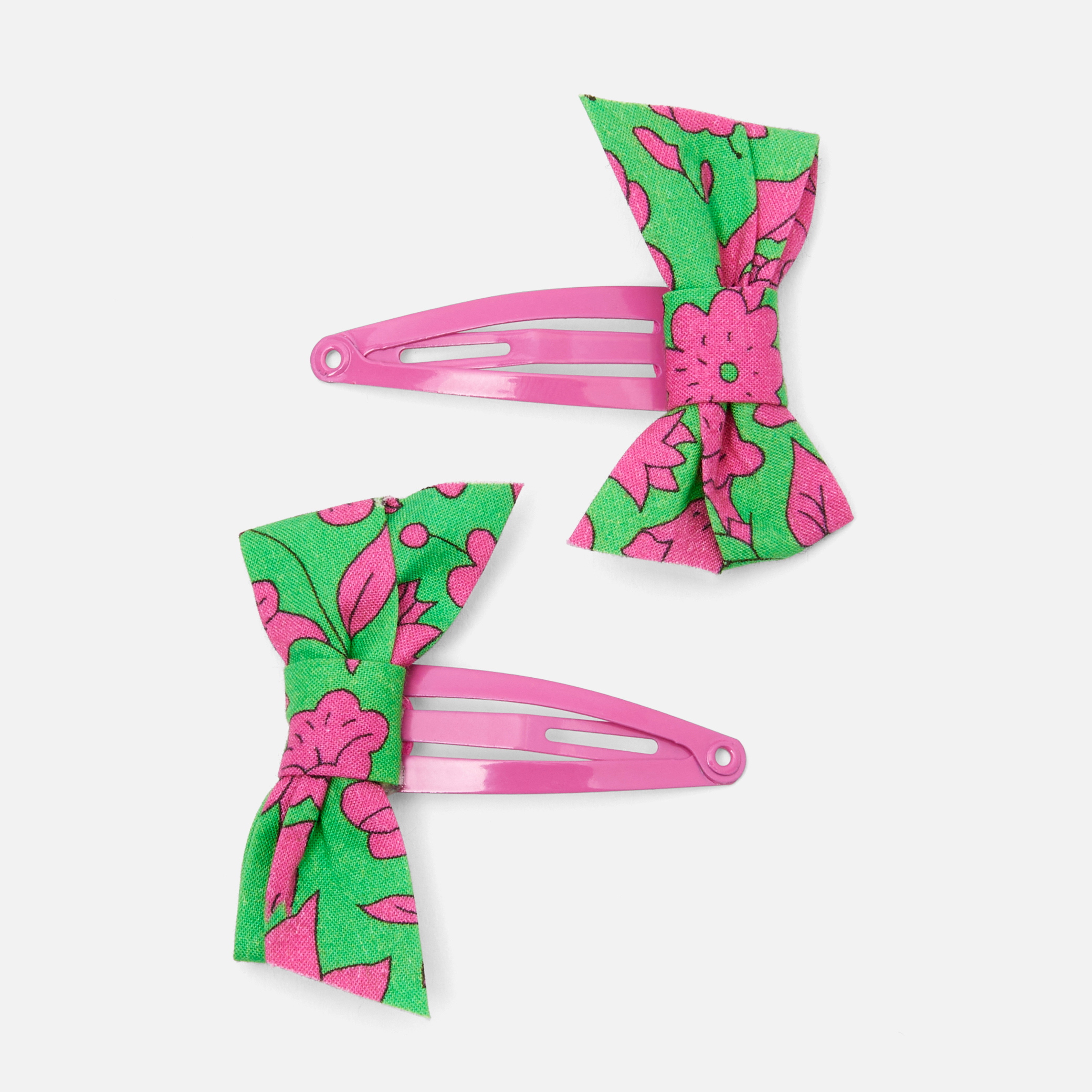 Duo of Liberty bow barrettes