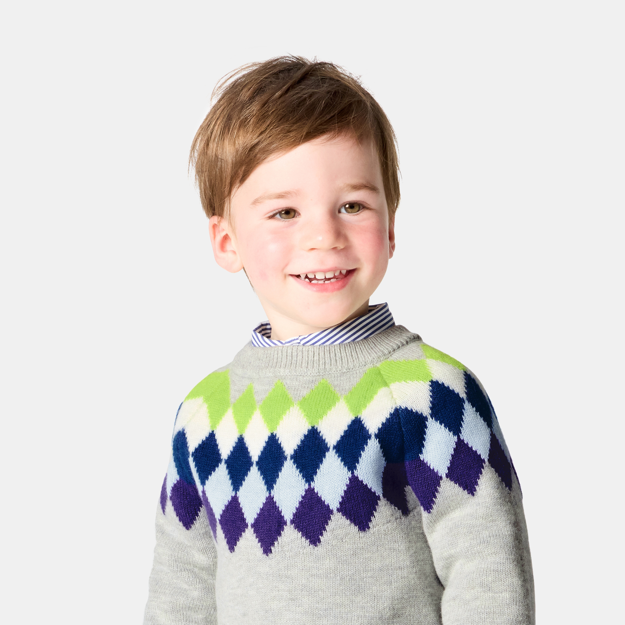 Baby boy jacquard sweater