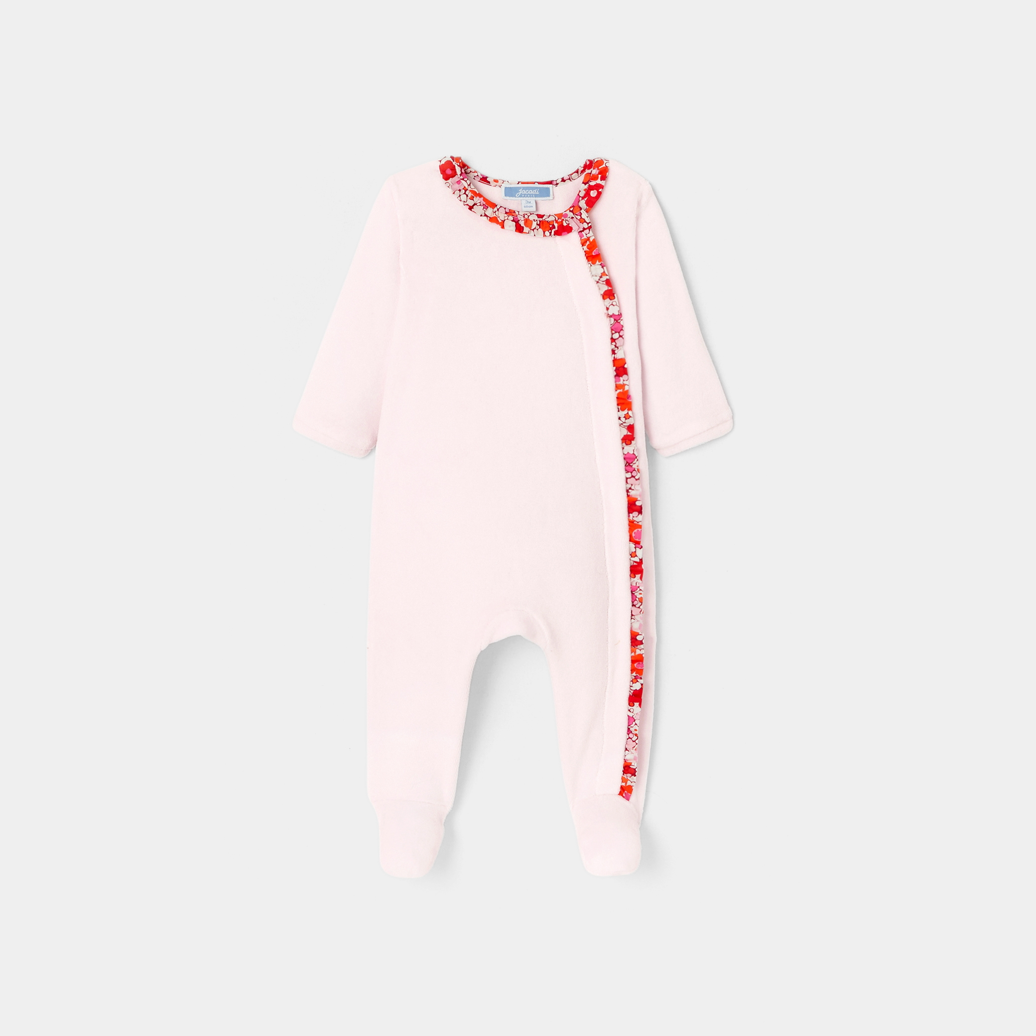 Baby girl velvet pajamas