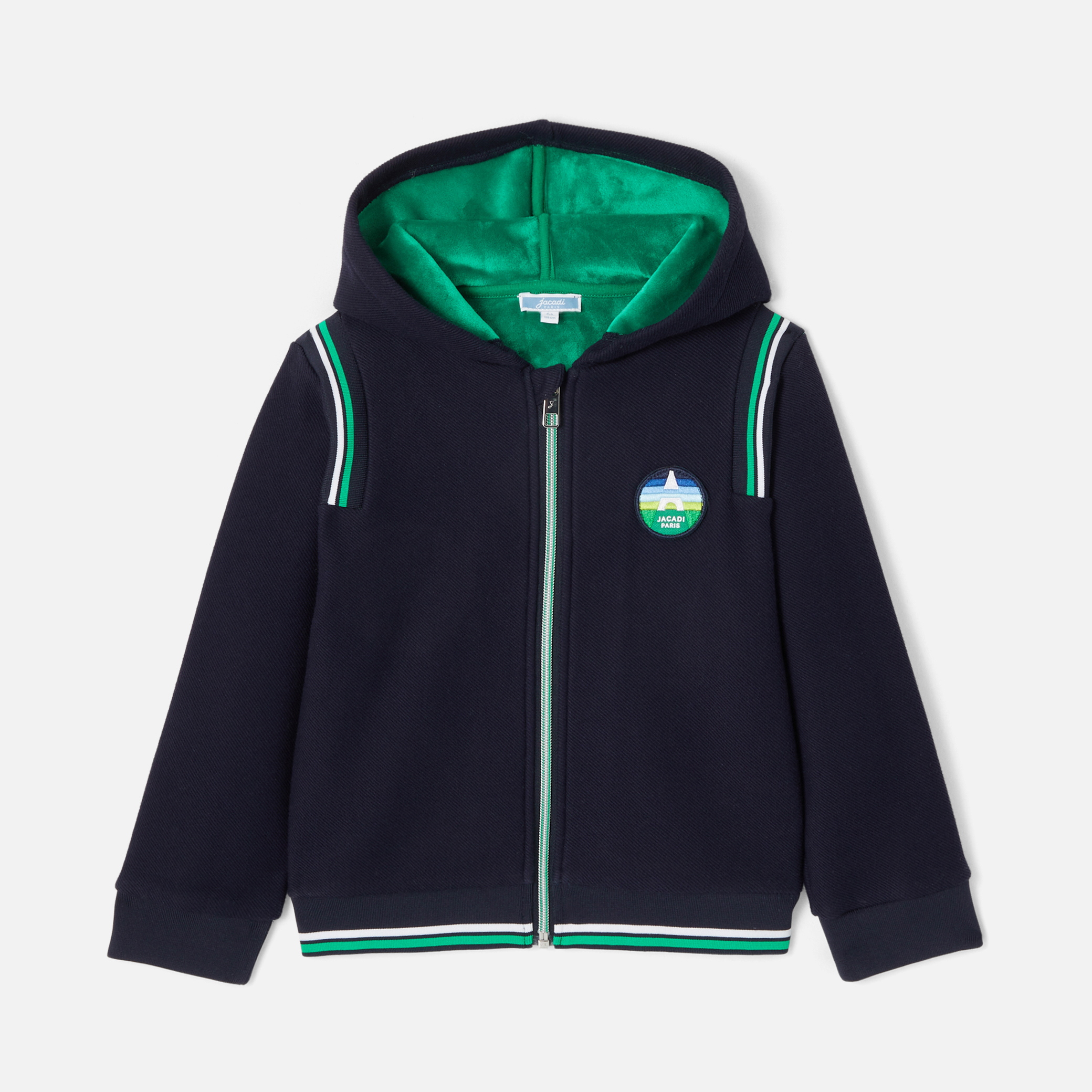 Boy zip-up sweatshirt