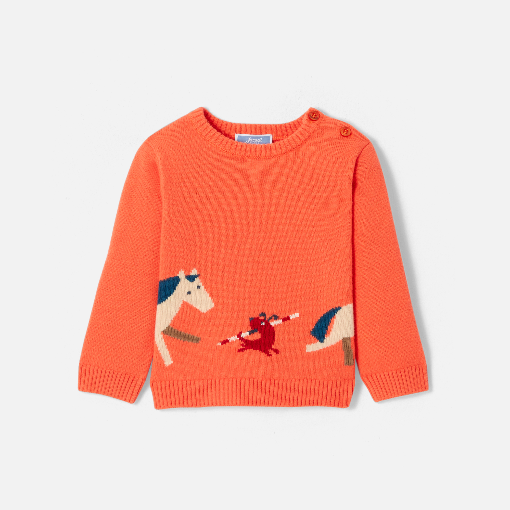 Baby boy wool and cashmere sweater