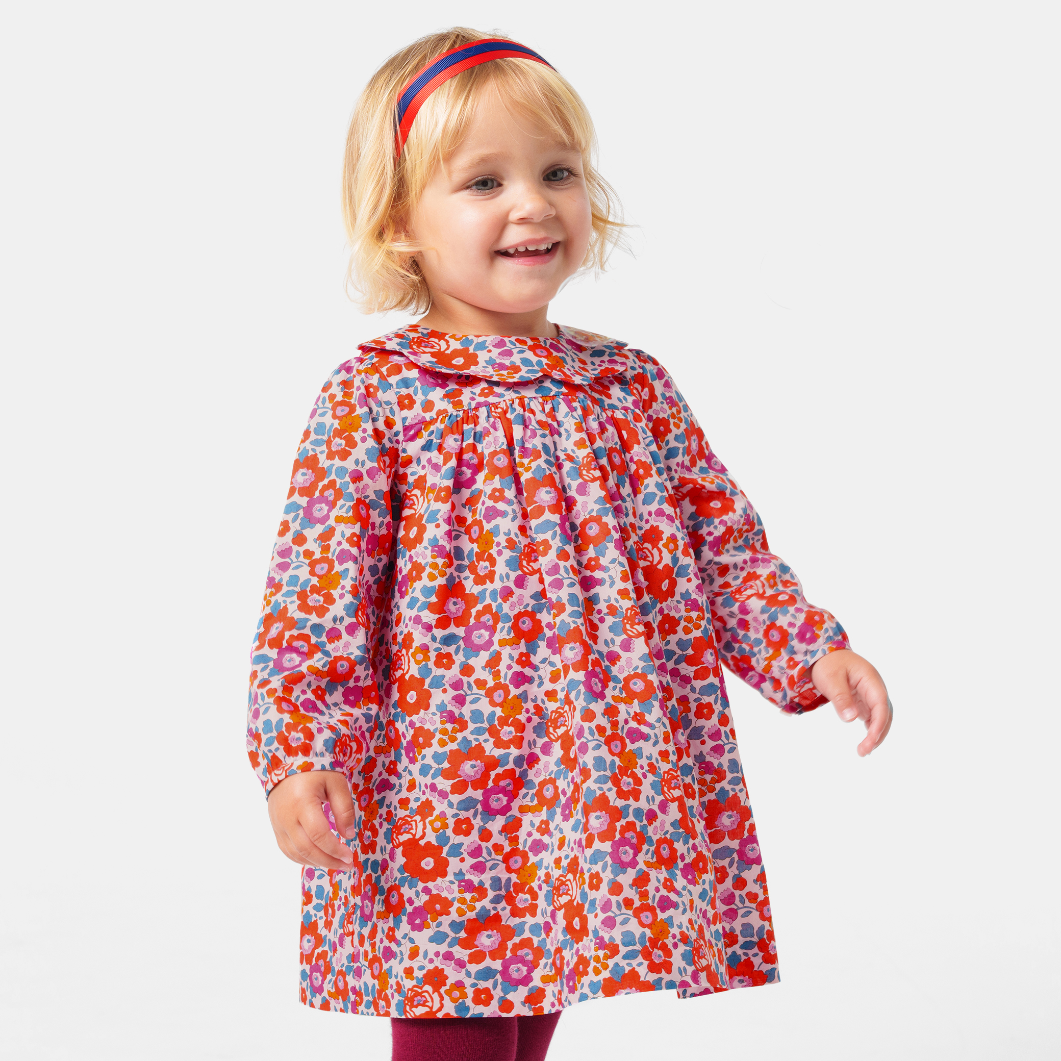 Baby girl dress in Liberty fabric