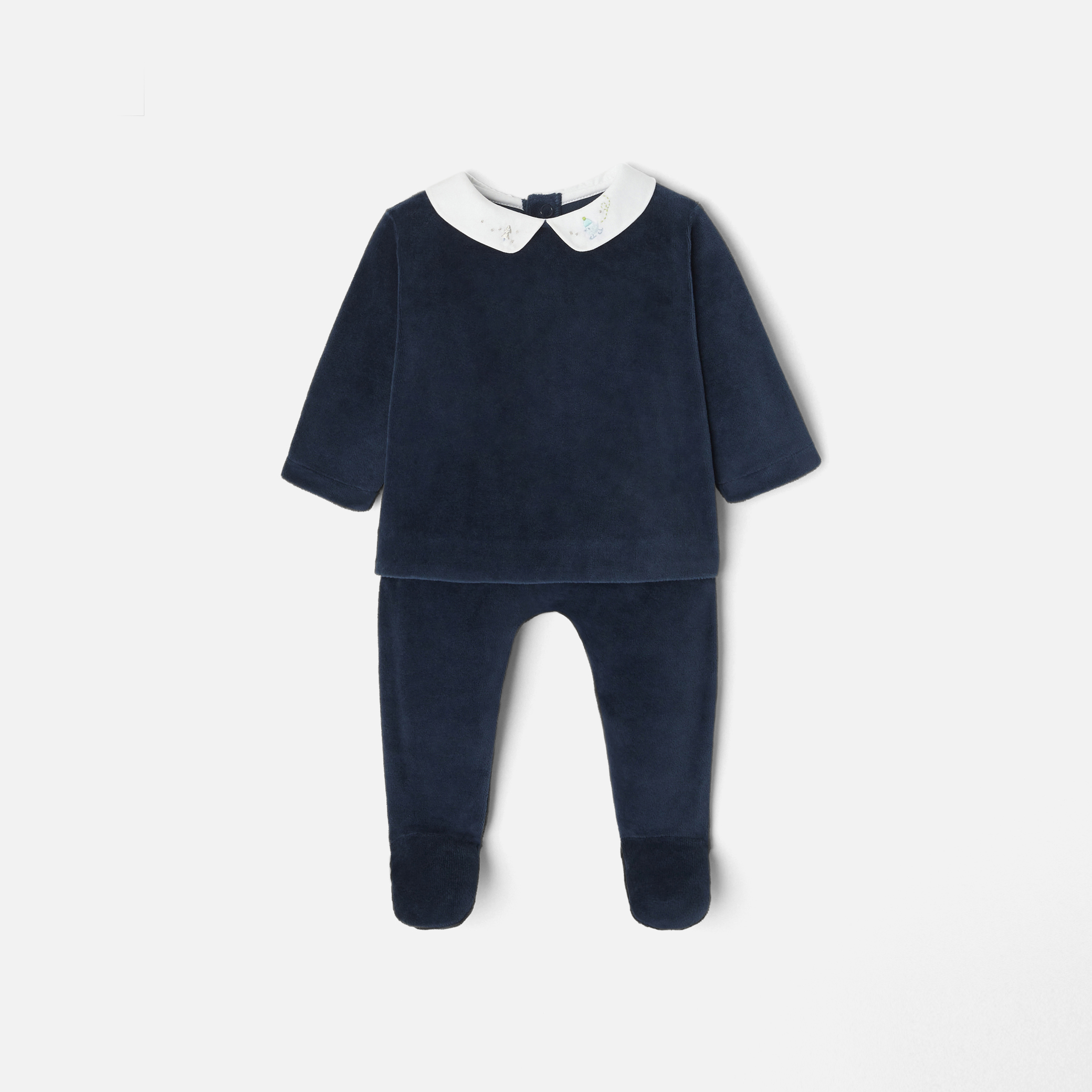 Baby boy velvet comfort set