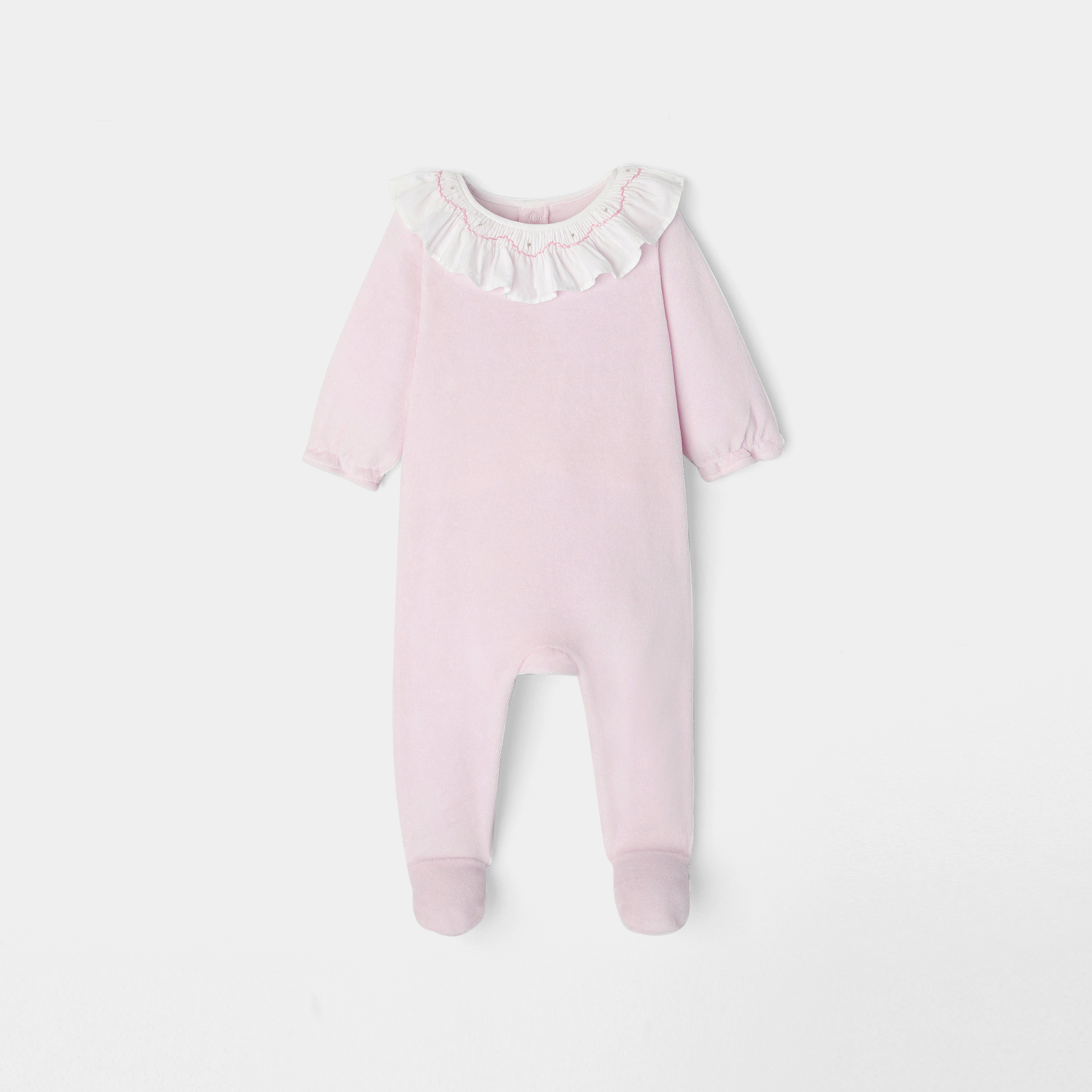 Baby girl velvet pajamas