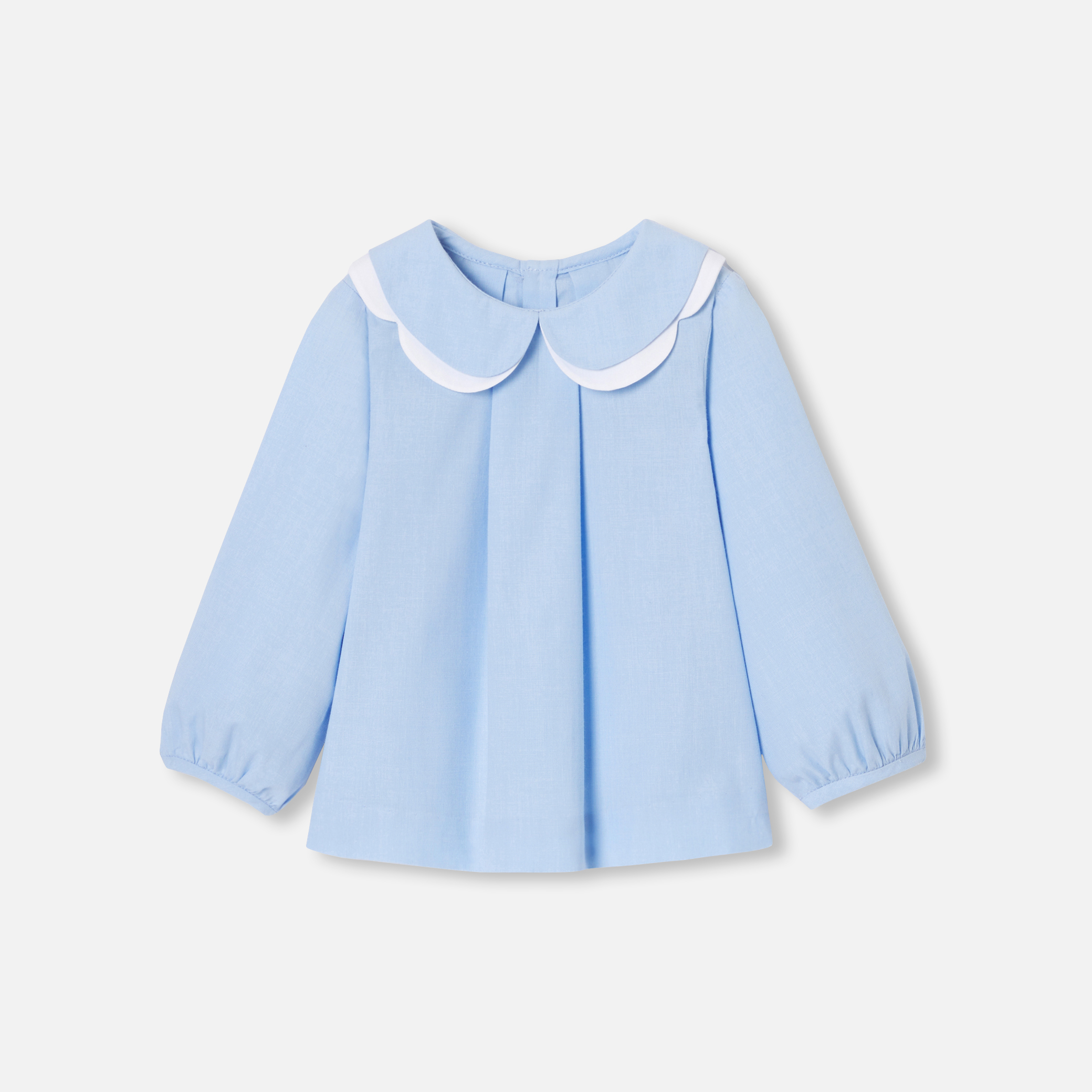 Camasa din poplin cu guler dublu