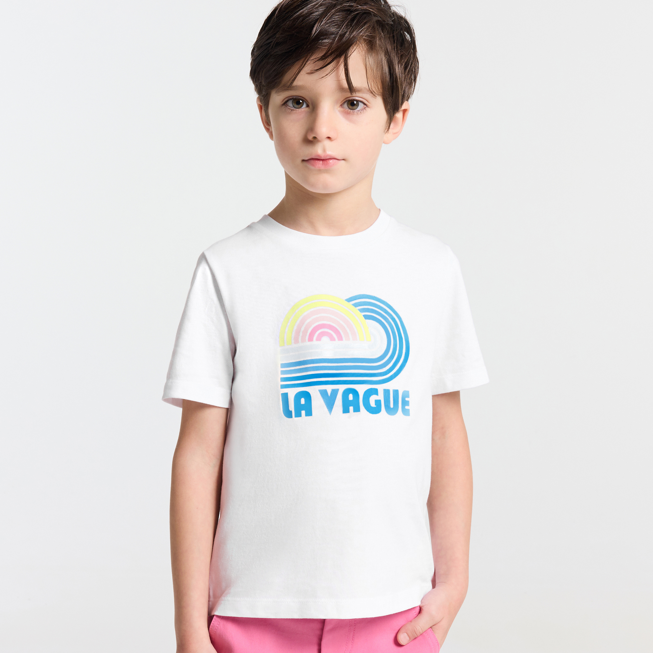 Tricou cu imprimeu texturat