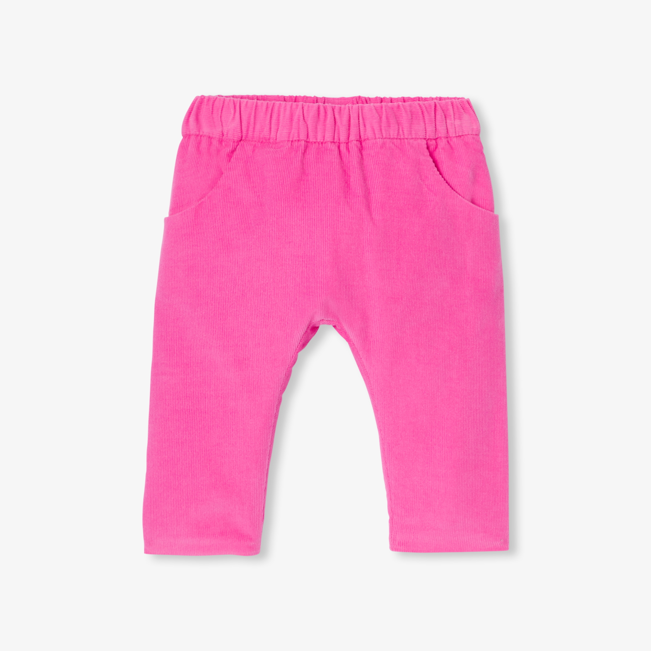 Pantaloni din catifea roz
