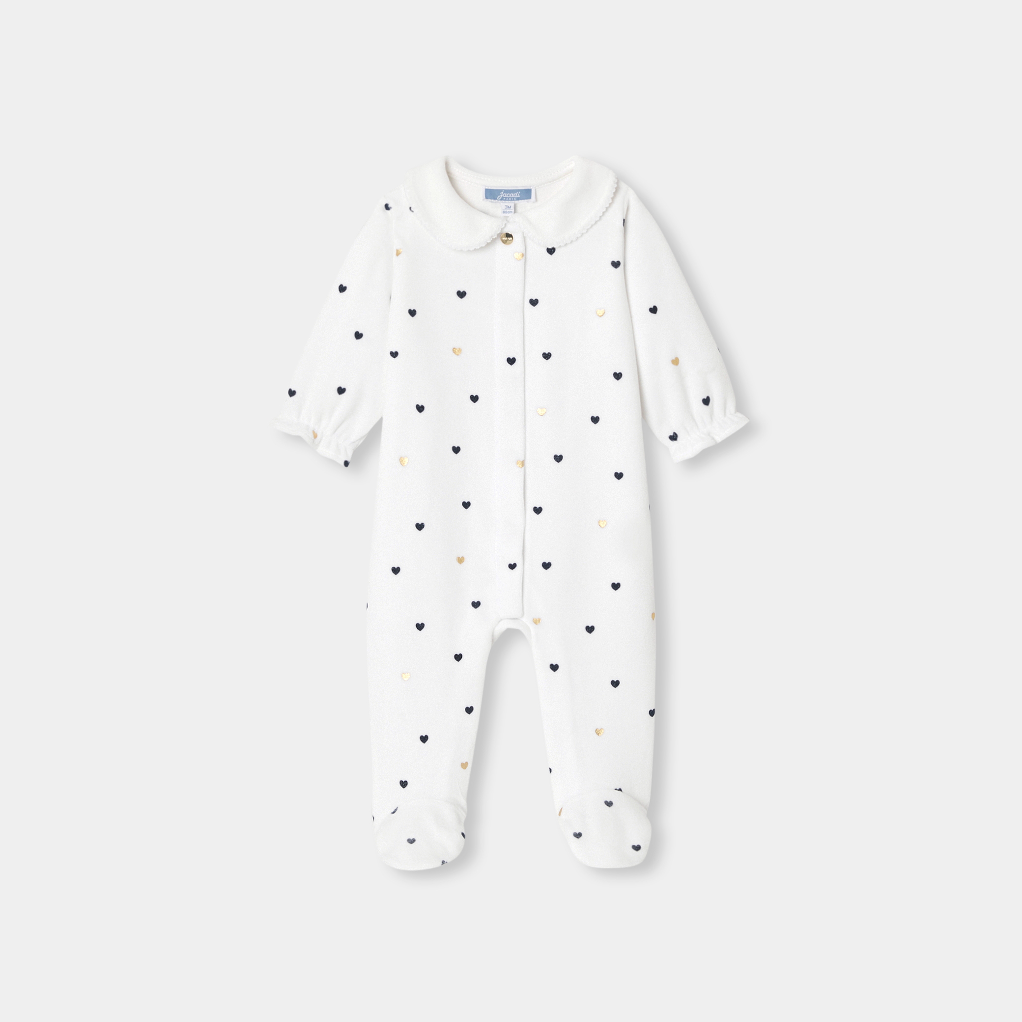 Pijama salopeta cu guler elegant
