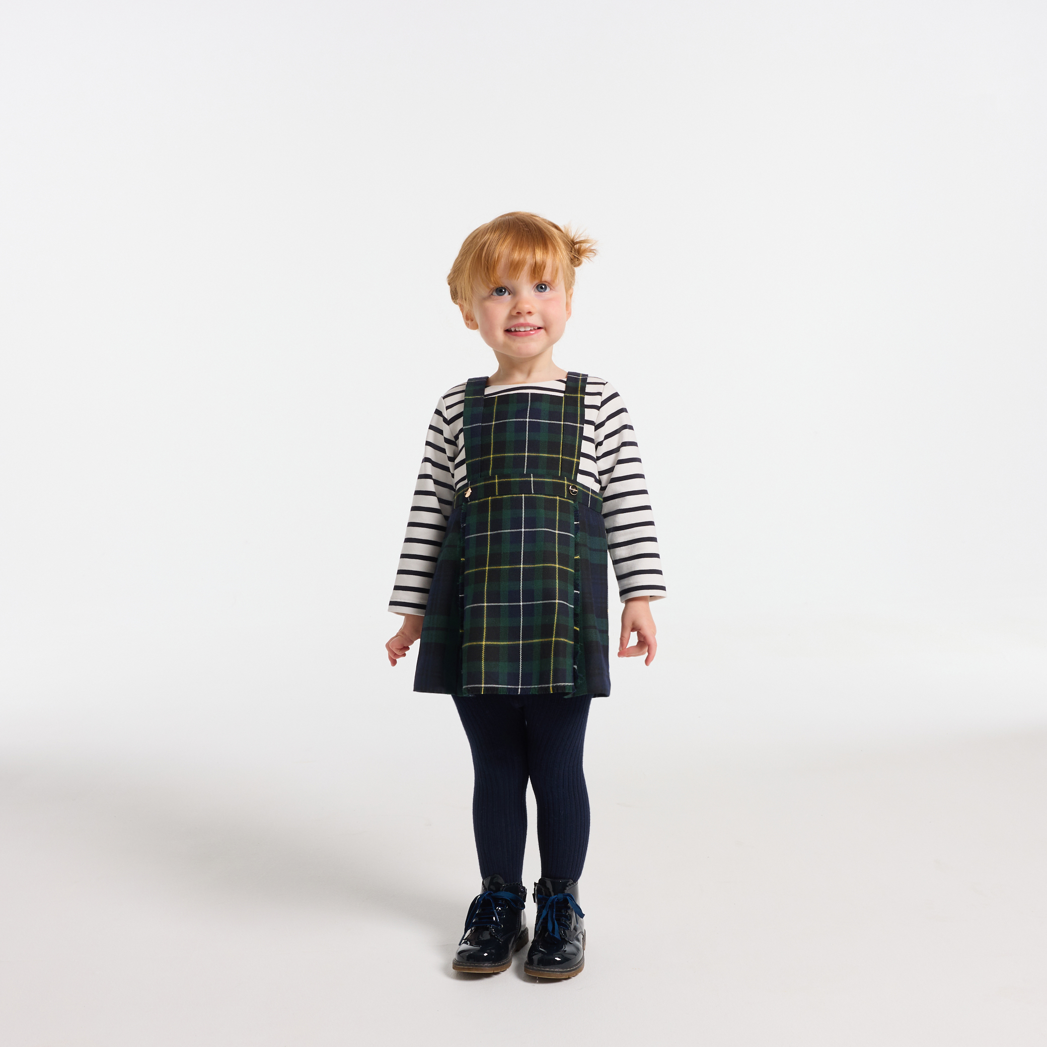 Rochie pinafore in carouri