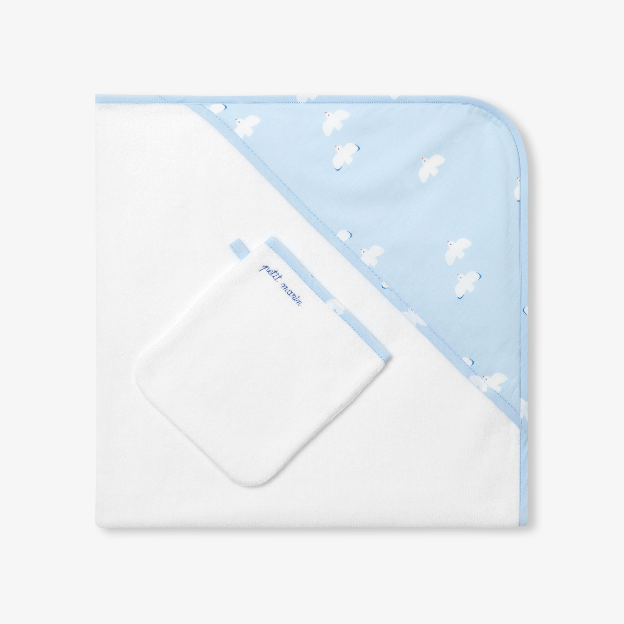 PARURE SORTIE DE BAIN PETIT MARIN