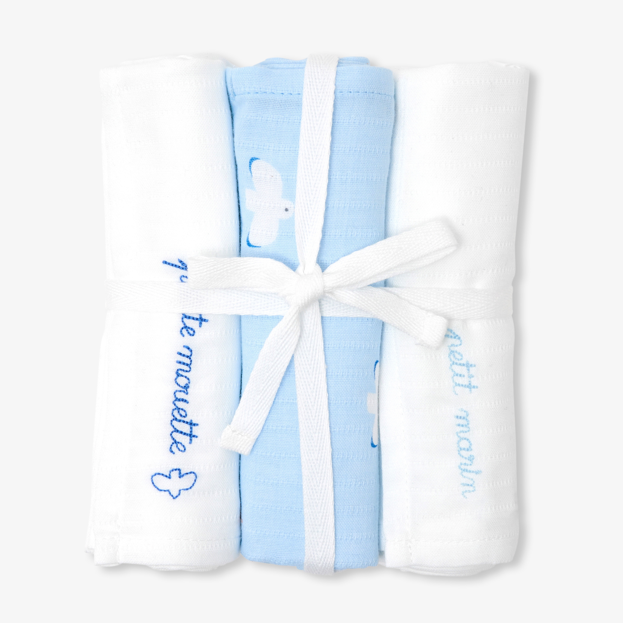 LOT DE 3 LANGES PETIT MARIN